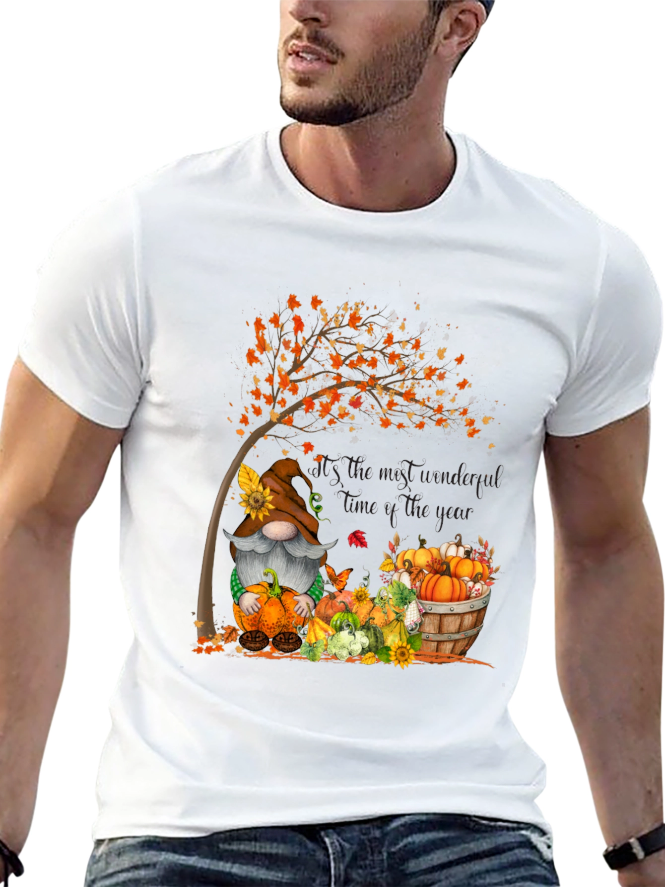 Fall Gnome T-Shirt Wonderful Time of the Year