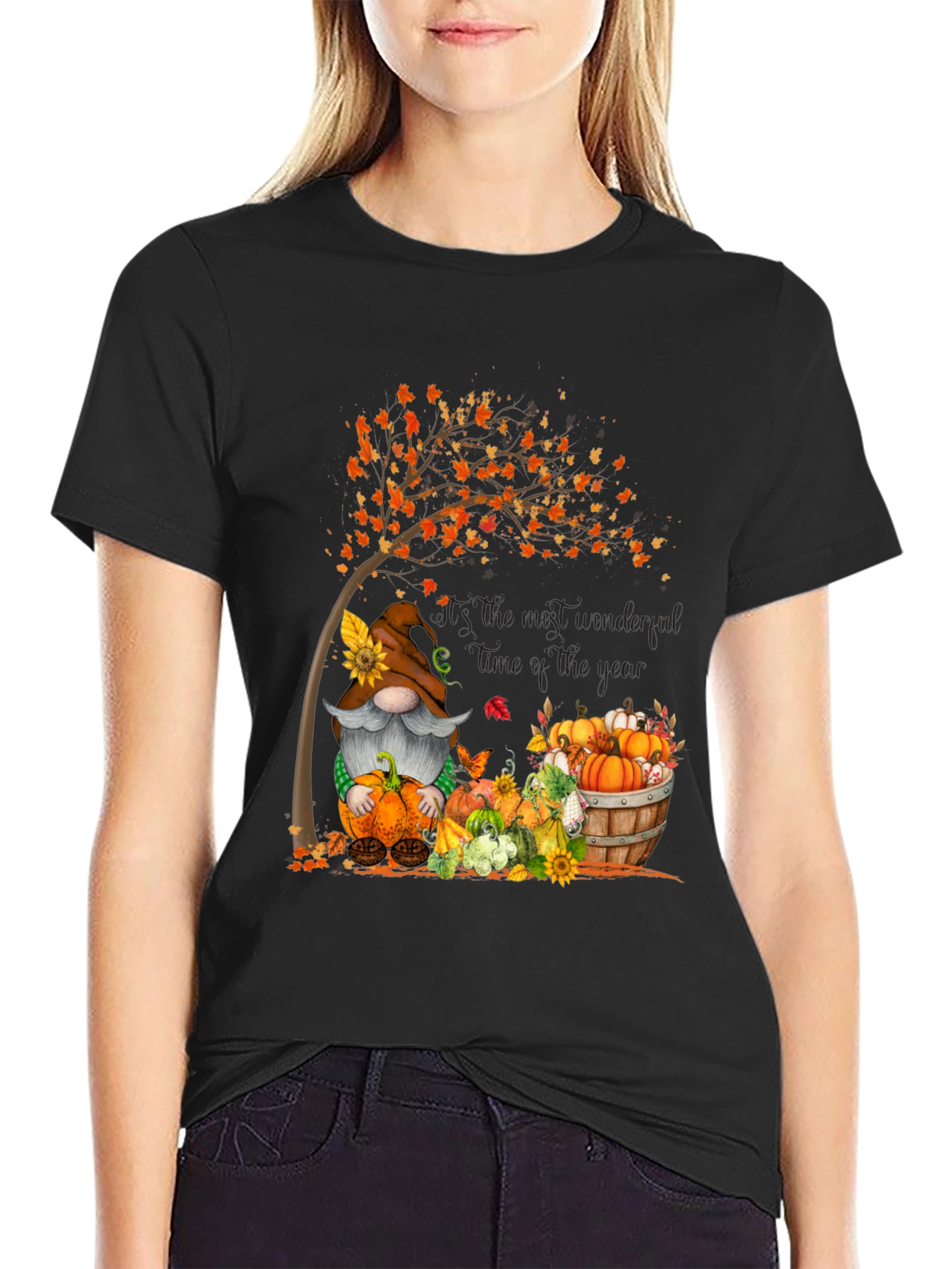 Fall Gnome T-Shirt Wonderful Time of the Year