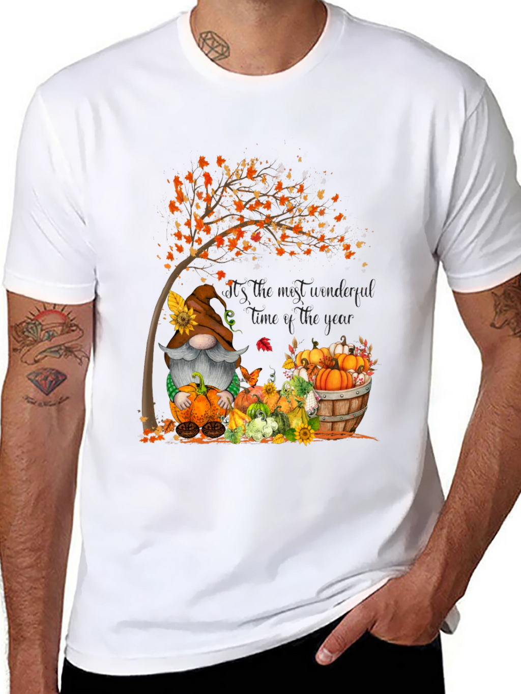 Fall Gnome T-Shirt Wonderful Time of the Year