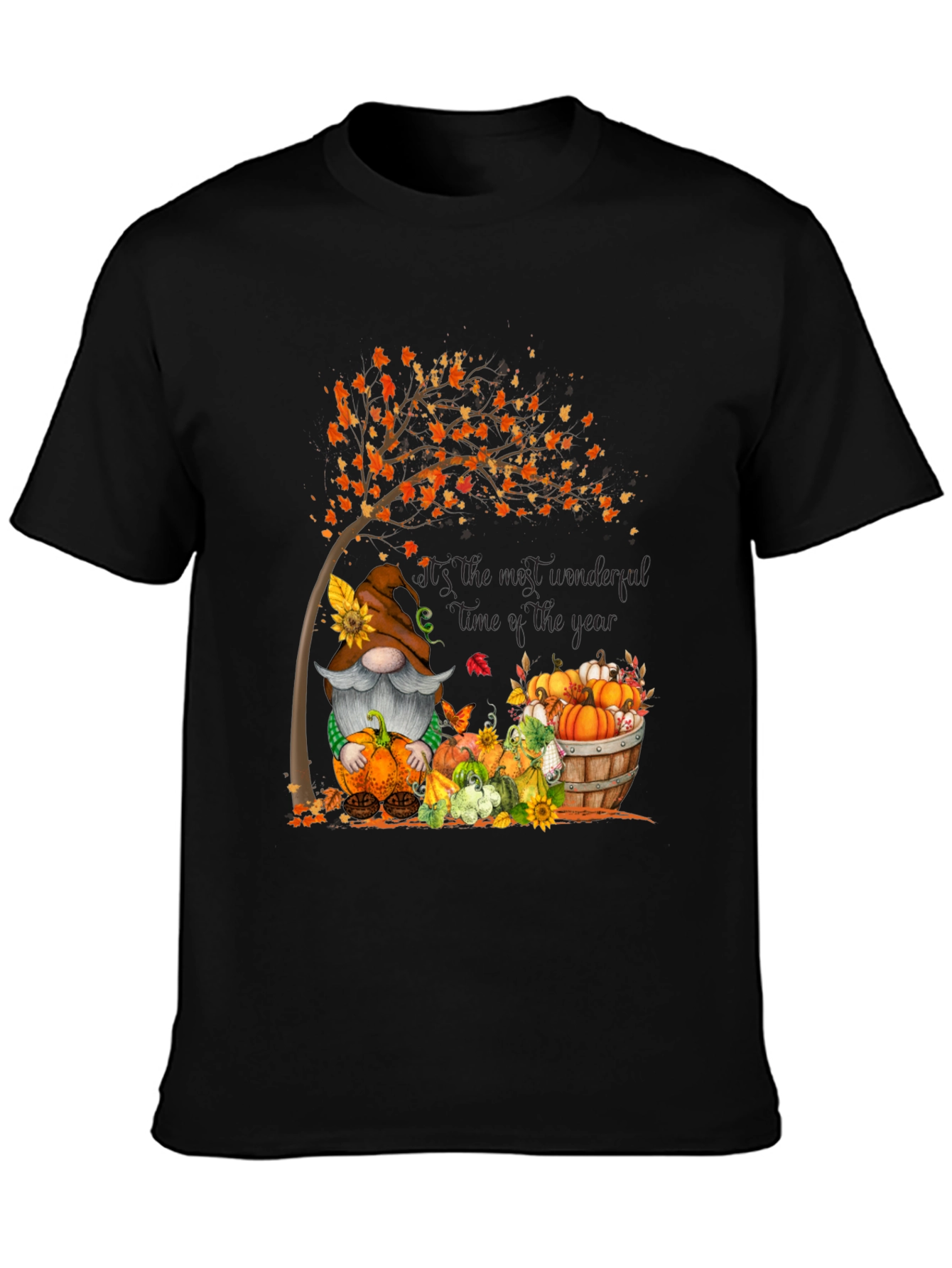 Fall Gnome T-Shirt Wonderful Time of the Year