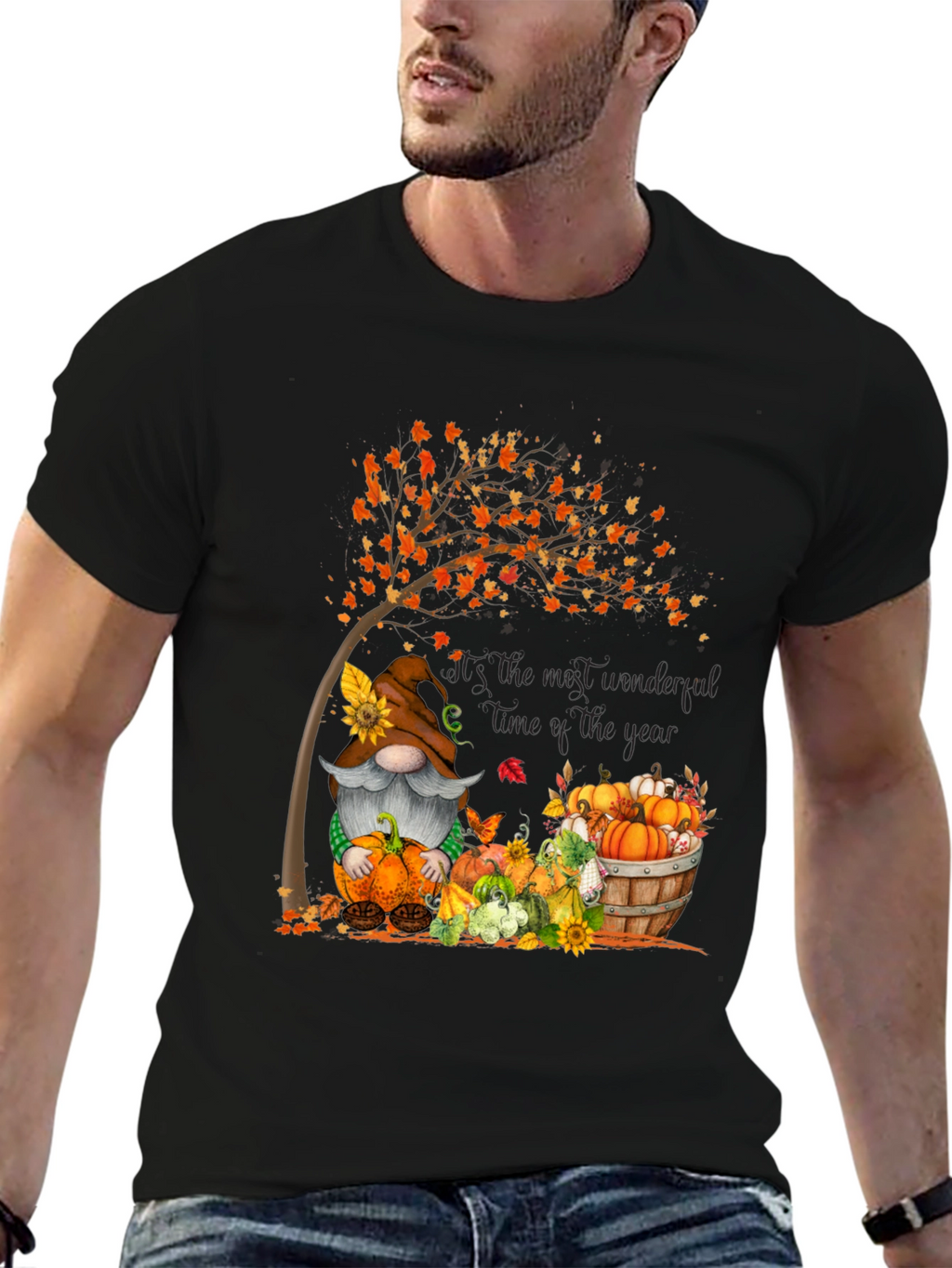 Fall Gnome T-Shirt Wonderful Time of the Year