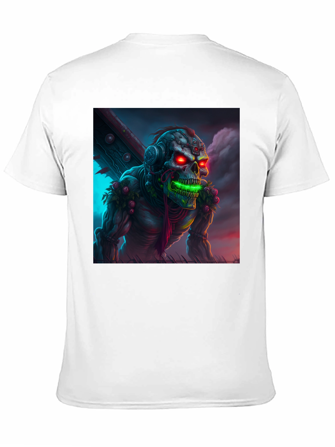 Cyberpunk Zombie T-Shirt - Unique Graphic Tee