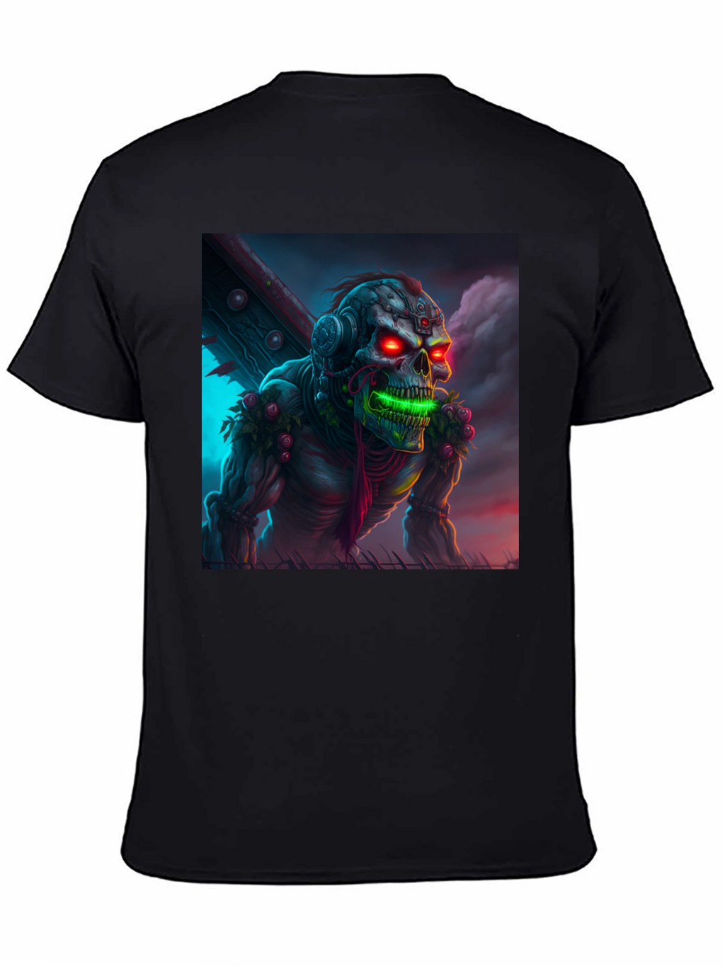 Cyberpunk Zombie T-Shirt - Unique Graphic Tee