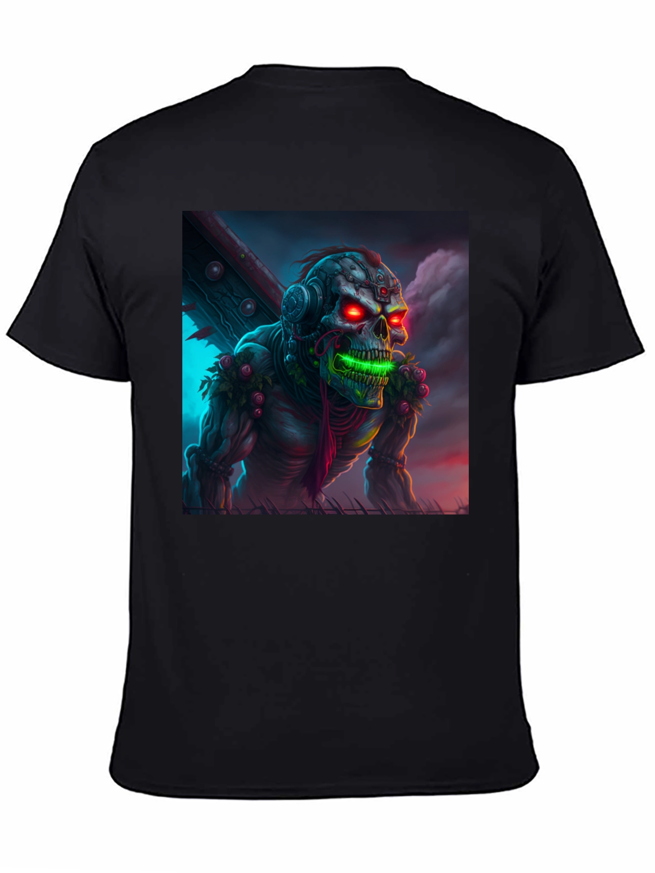 Cyberpunk Zombie T-Shirt - Unique Graphic Tee