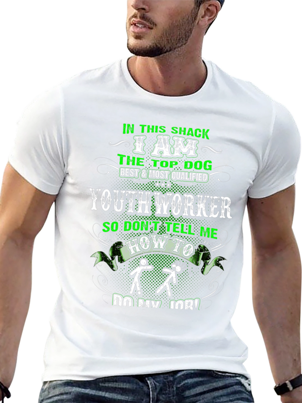 Youth Worker Graphic Tee - Top Dog Design