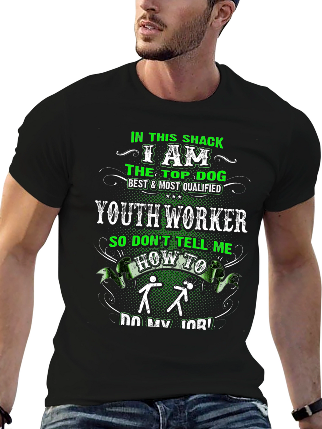 Youth Worker Graphic Tee - Top Dog Design
