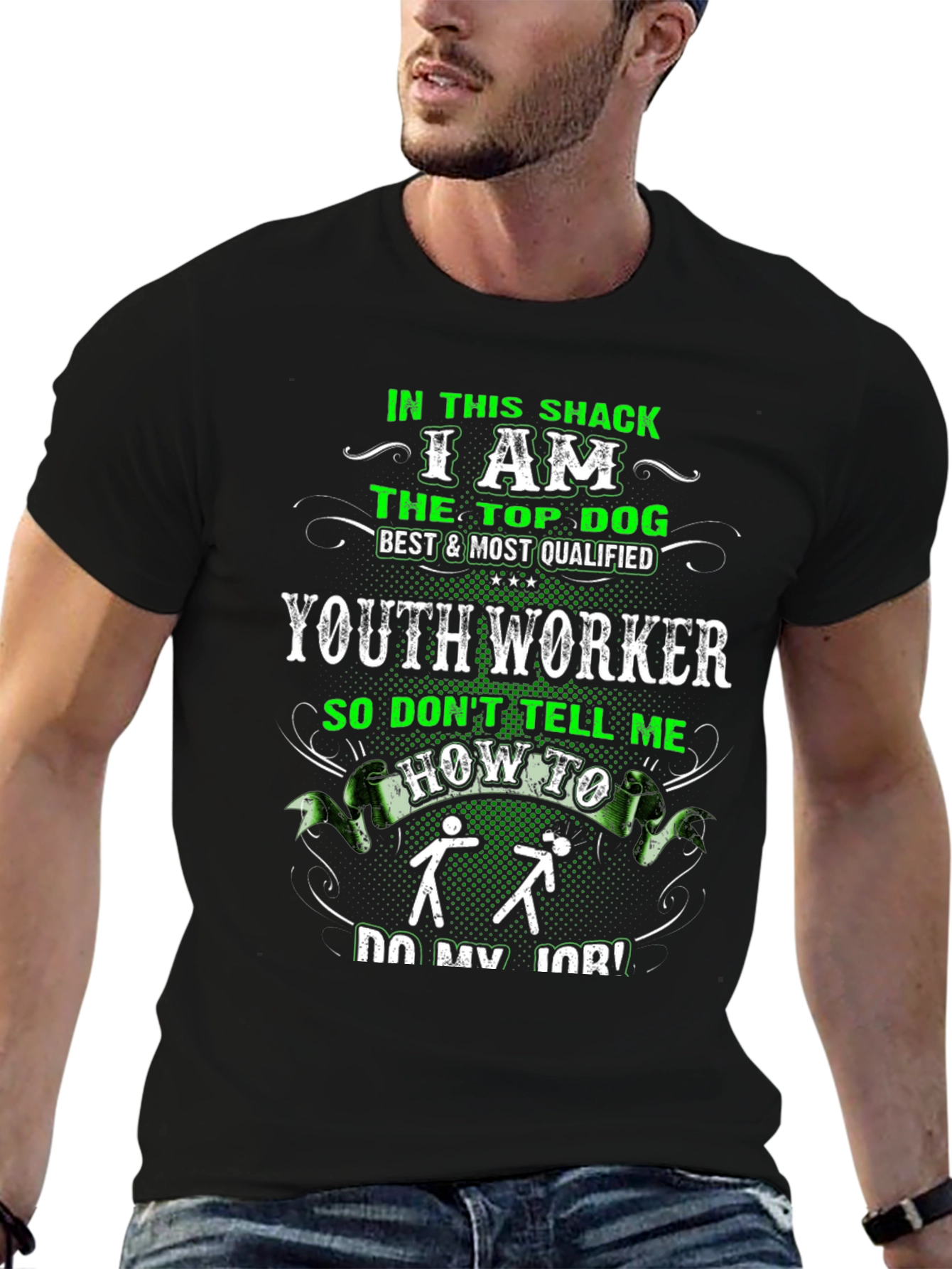 Youth Worker Graphic Tee - Top Dog Design