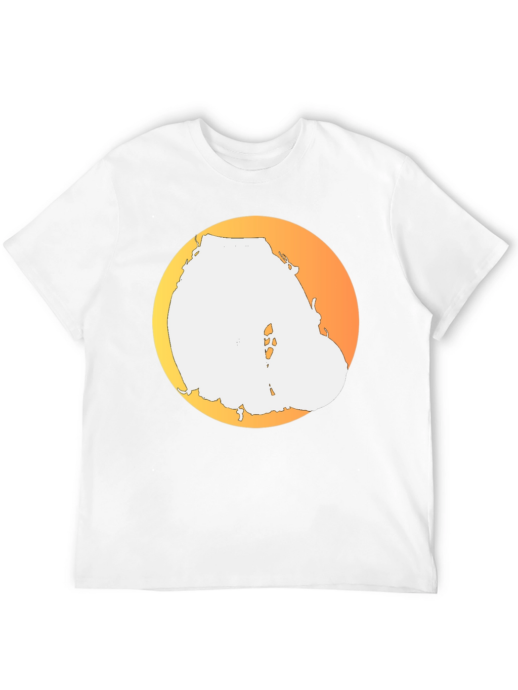 Sunset Island Tee - Black Graphic T-Shirt