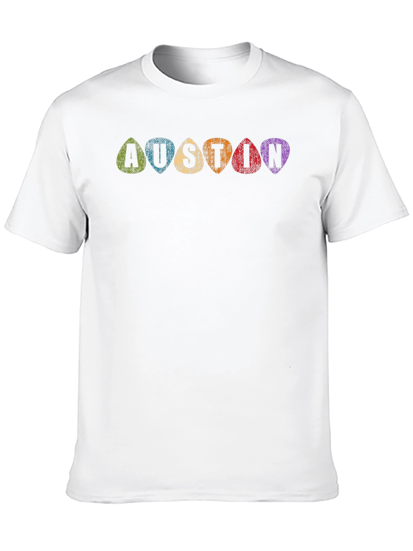 Austin Guitar Pick Tee - Music City Style