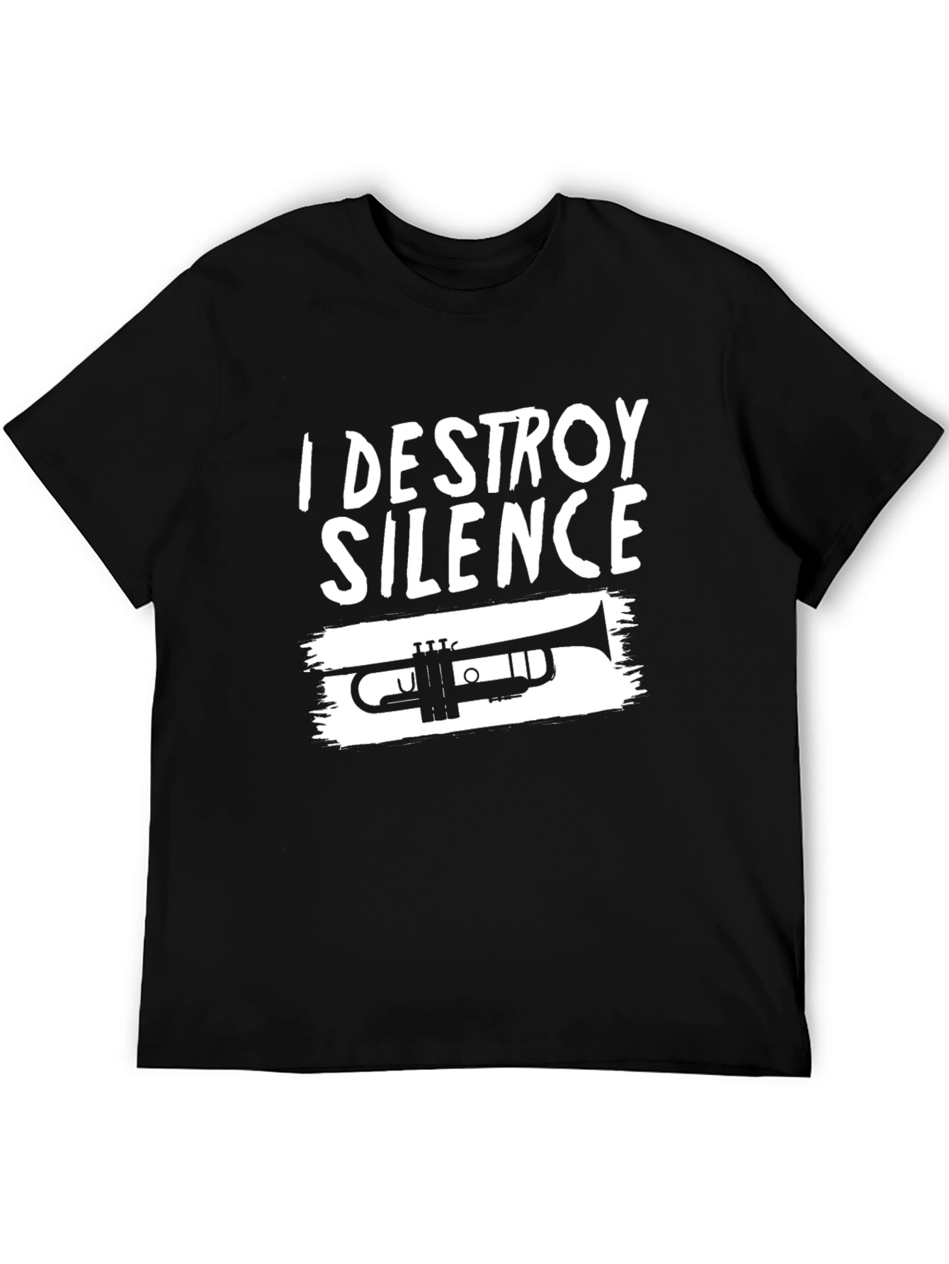 I Destroy Silence Trumpet T-Shirt