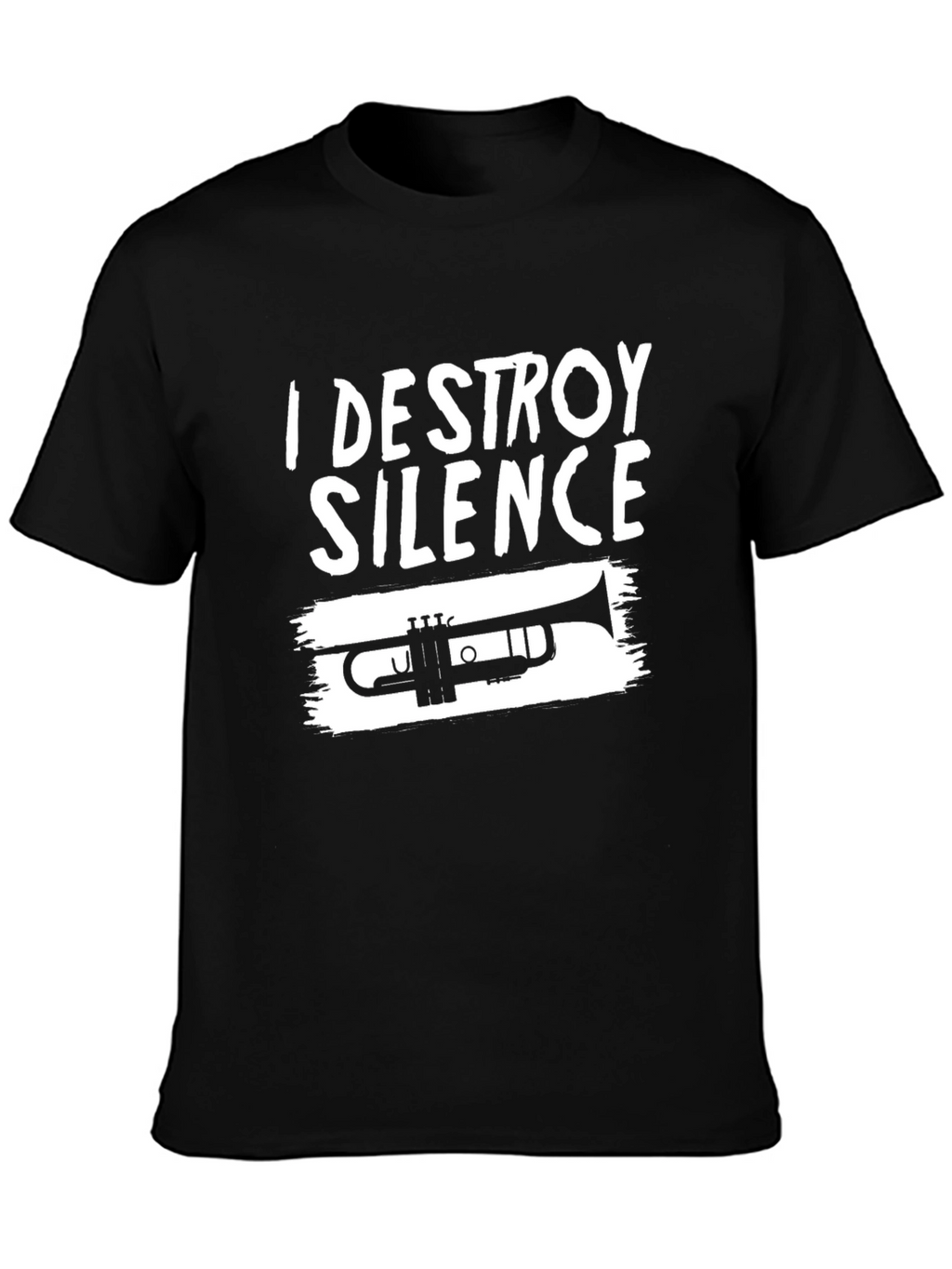I Destroy Silence Trumpet T-Shirt