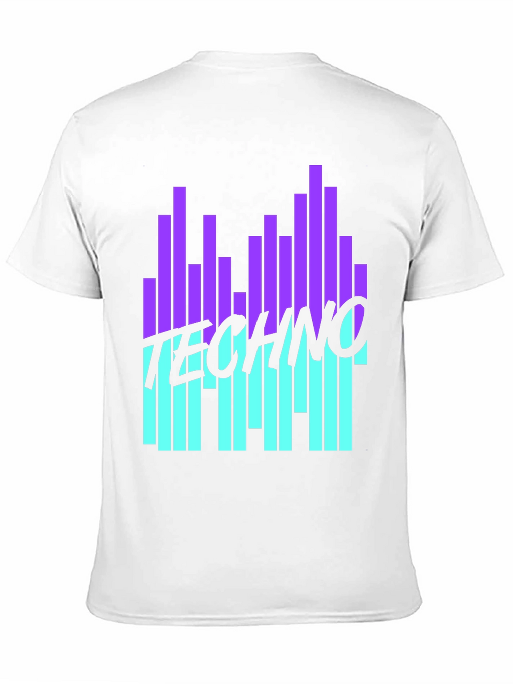 Techno Music Graphic Black T-Shirt