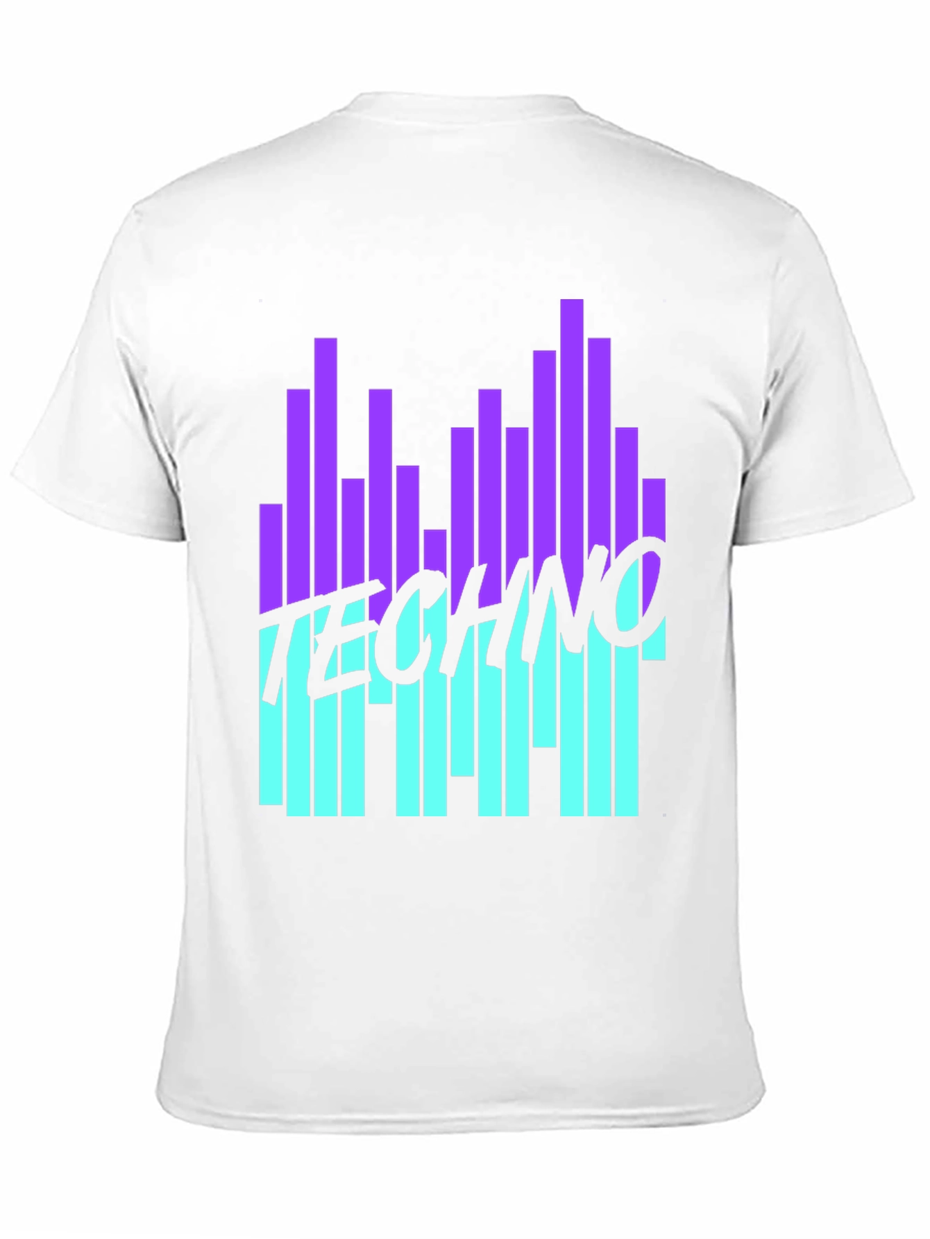Techno Music Graphic Black T-Shirt