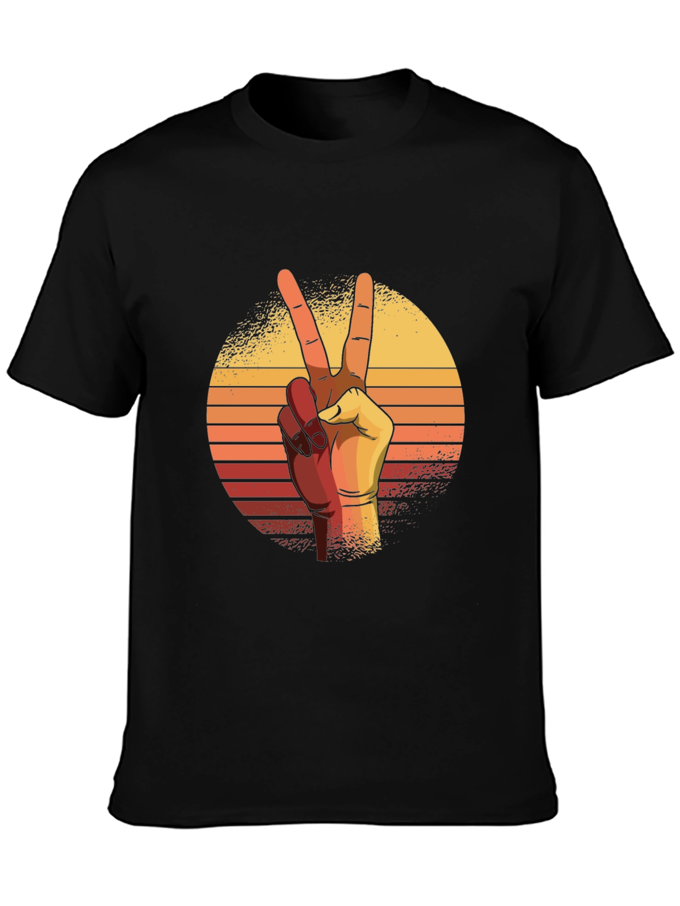 Retro Peace Sign T-Shirt - Vintage Style Graphic Tee