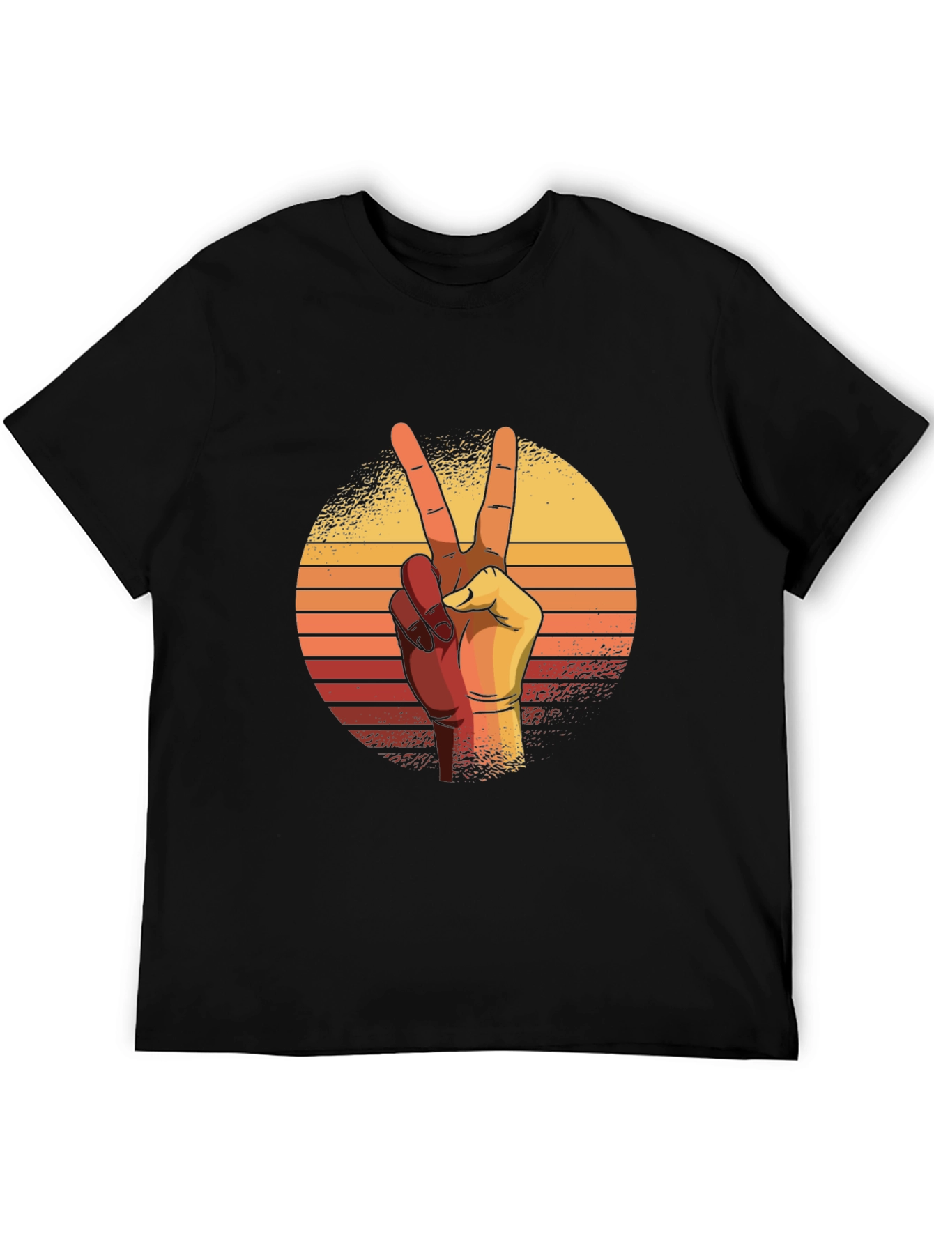 Retro Peace Sign T-Shirt - Vintage Style Graphic Tee