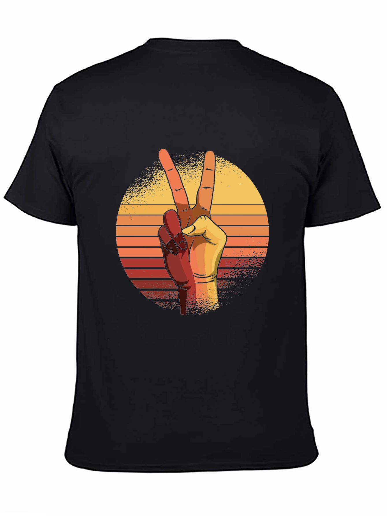 Retro Peace Sign T-Shirt - Vintage Style Graphic Tee