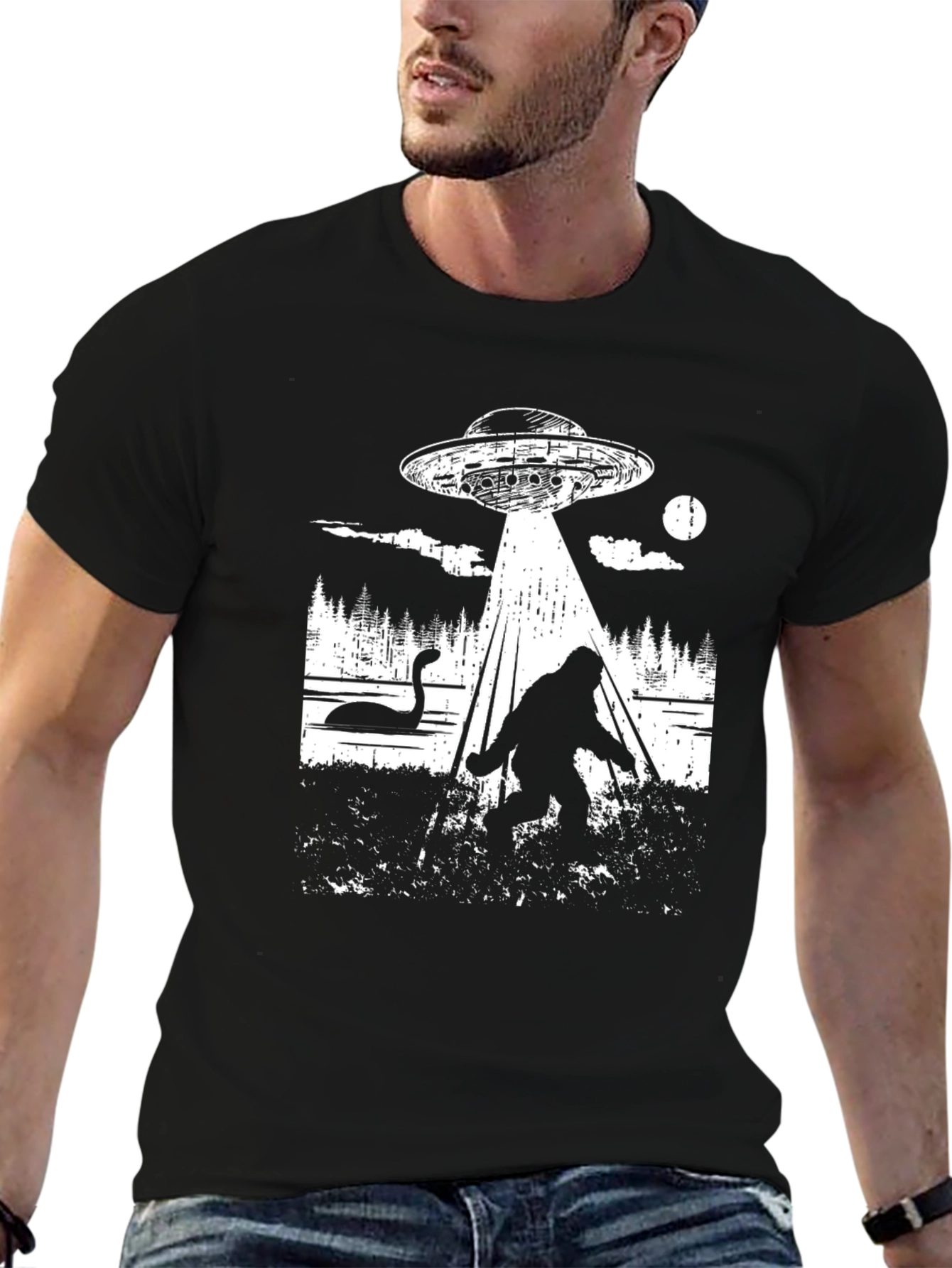 UFO Bigfoot Loch Ness Monster T-Shirt