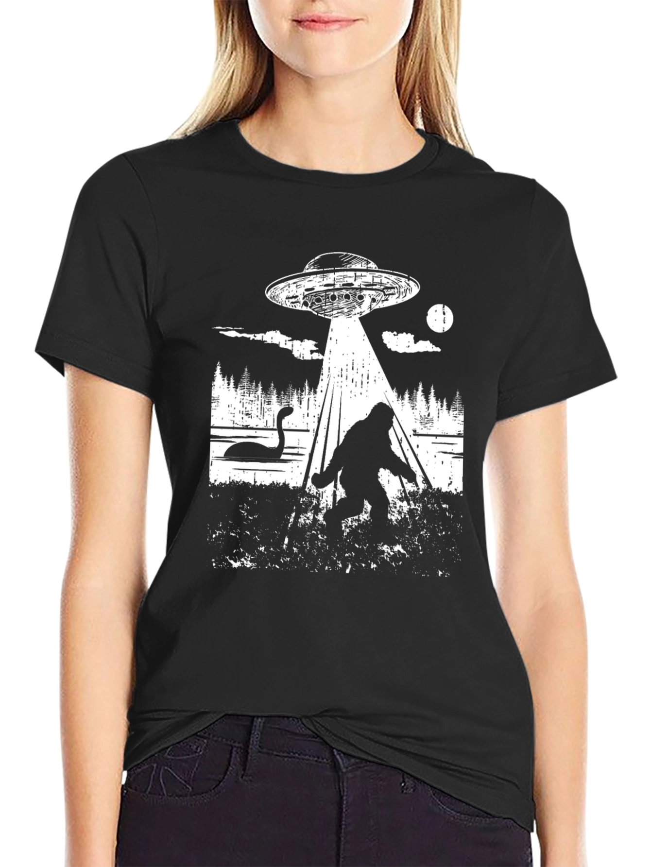 UFO Bigfoot Loch Ness Monster T-Shirt