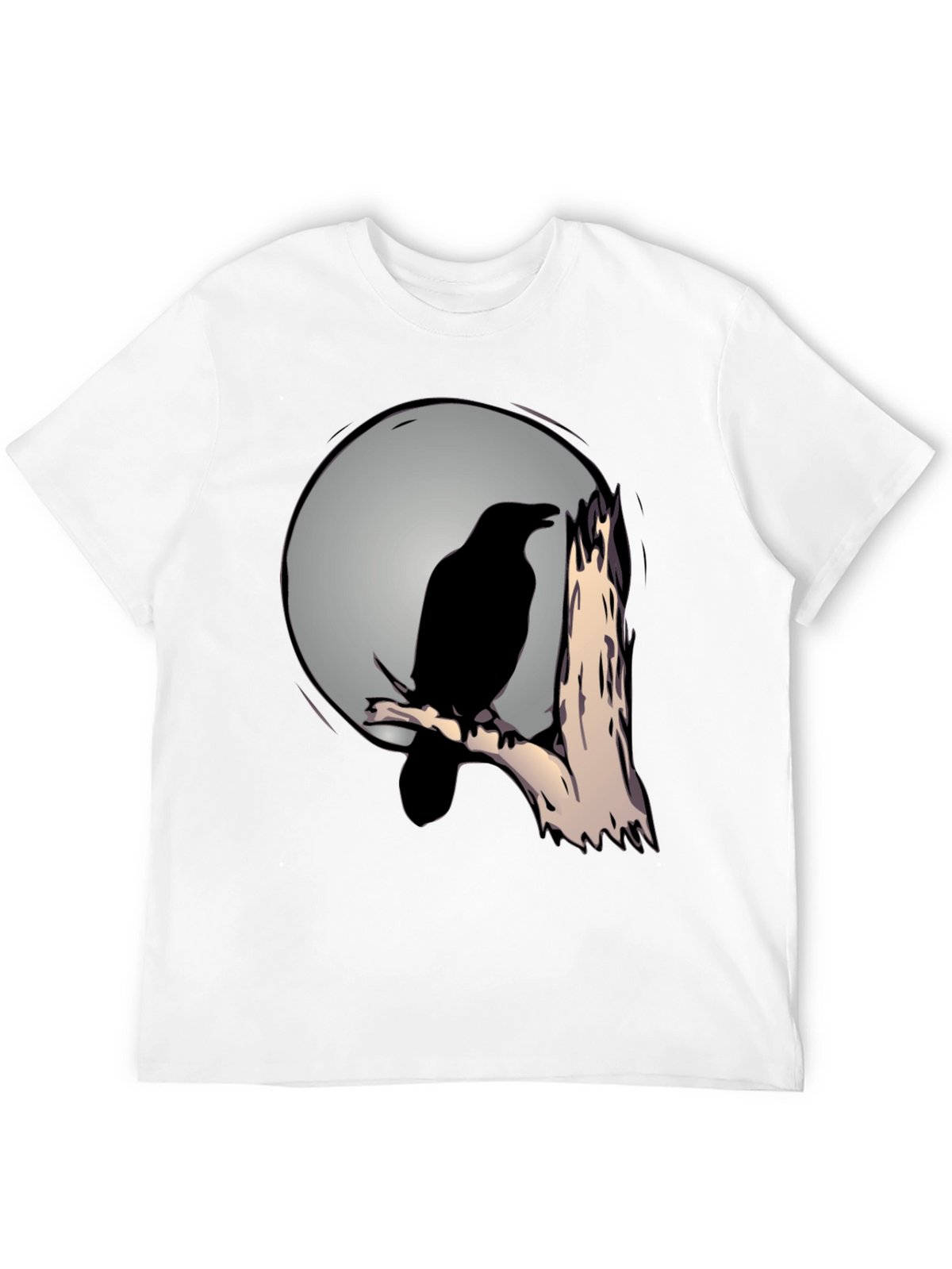 Raven Moon T-Shirt - Mens Graphic Tee