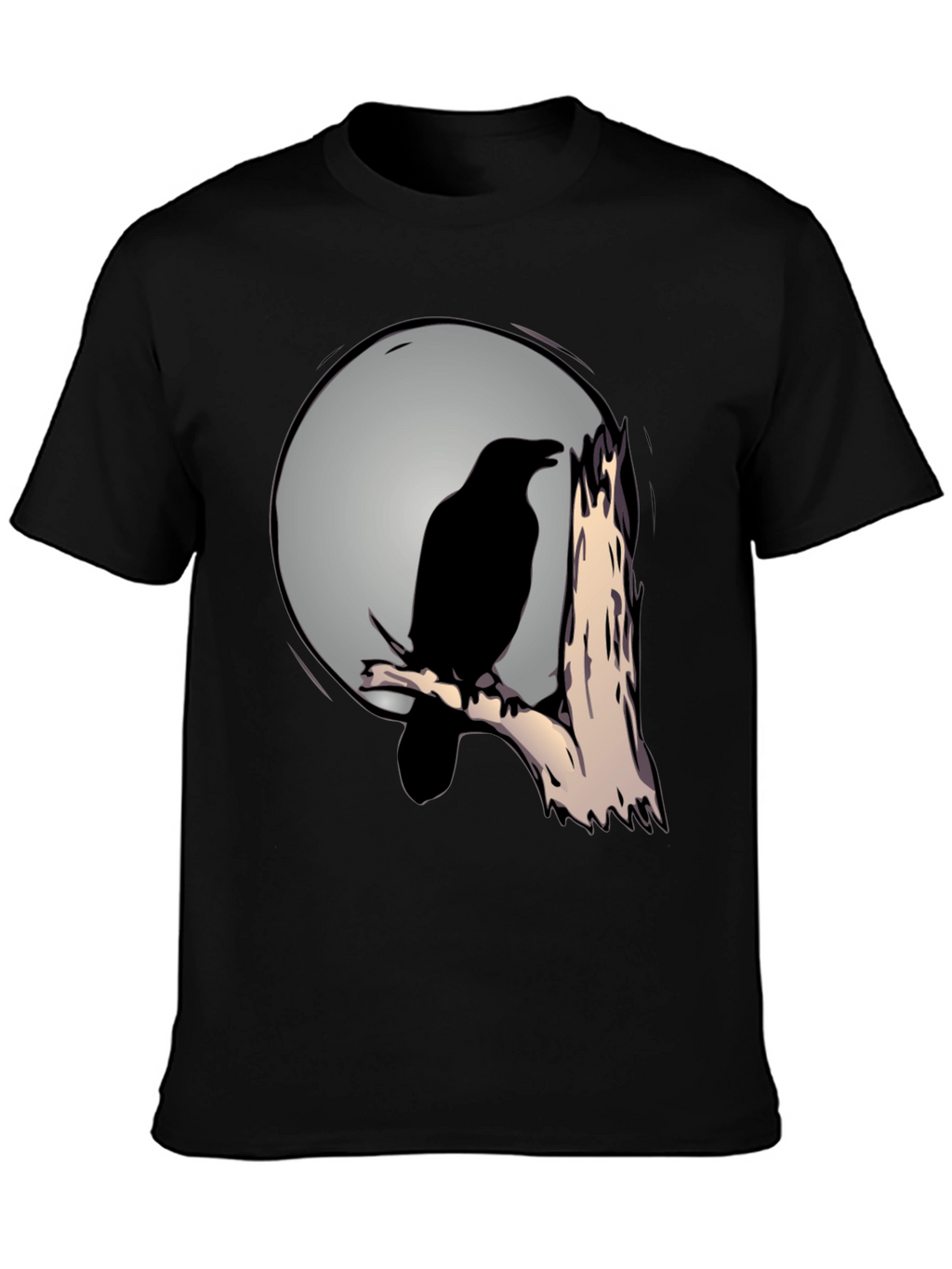 Raven Moon T-Shirt - Mens Graphic Tee