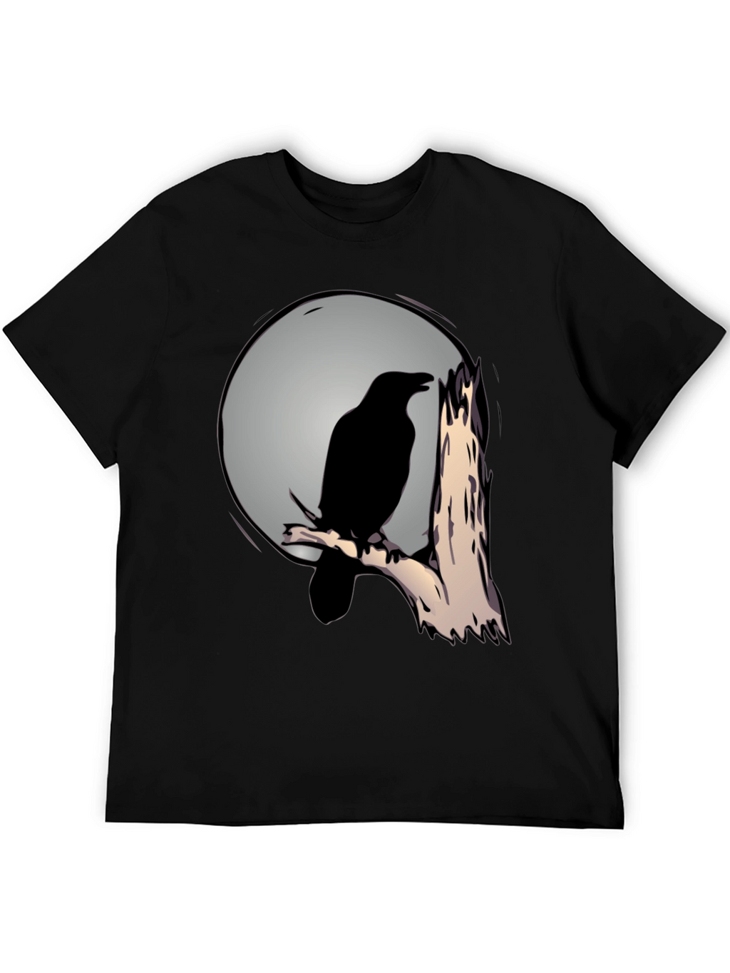 Raven Moon T-Shirt - Mens Graphic Tee