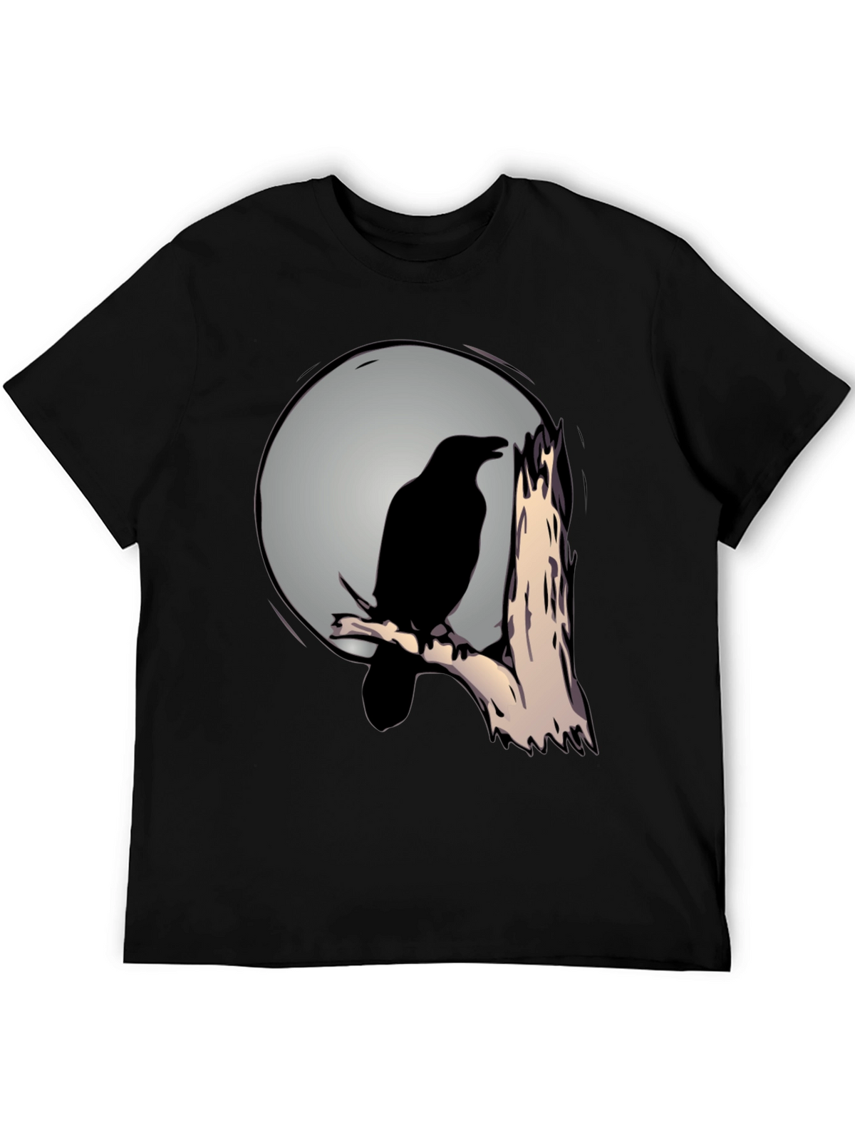 Raven Moon T-Shirt - Mens Graphic Tee