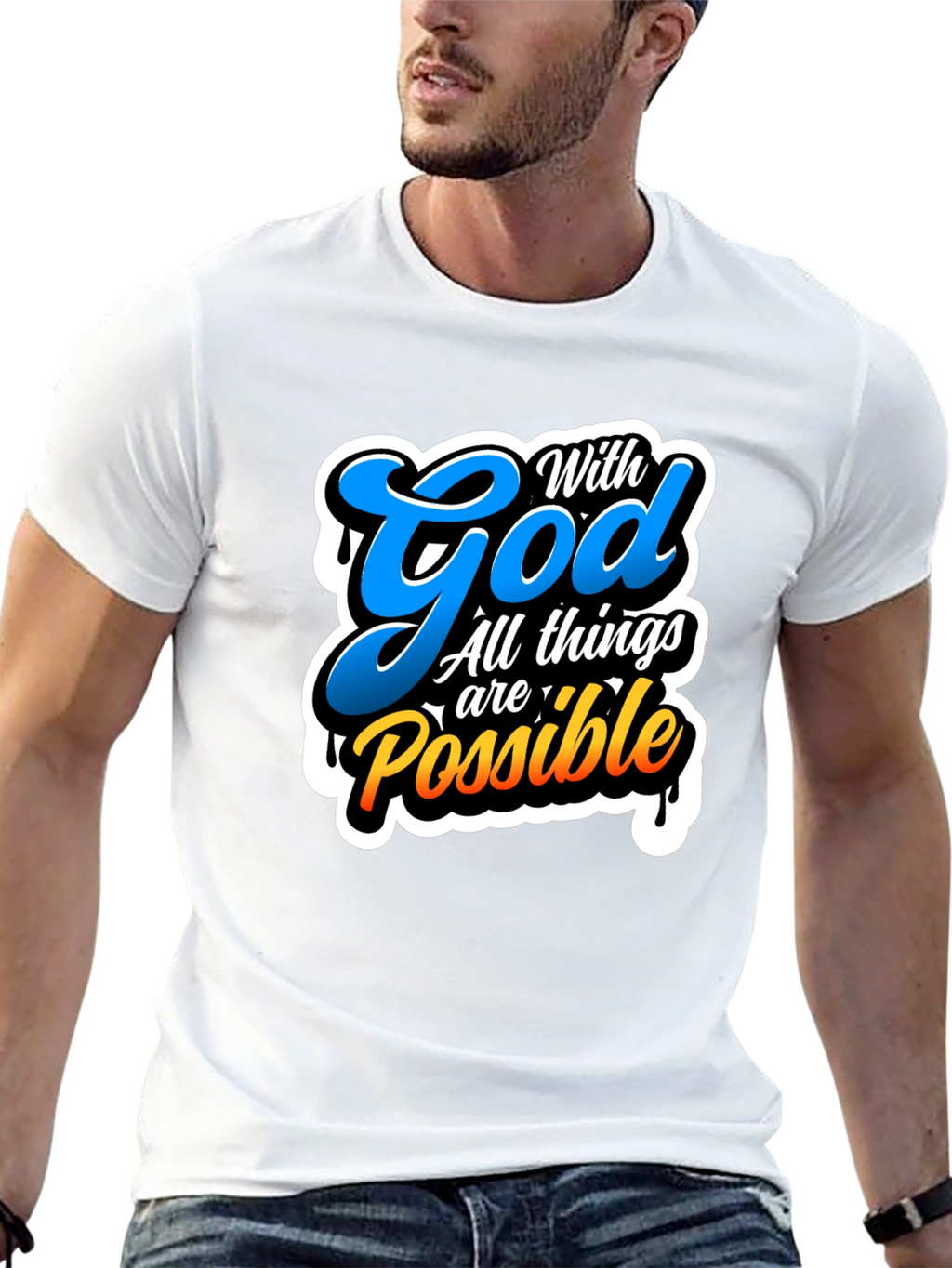 With God All Things Are Possible Graphic Tee