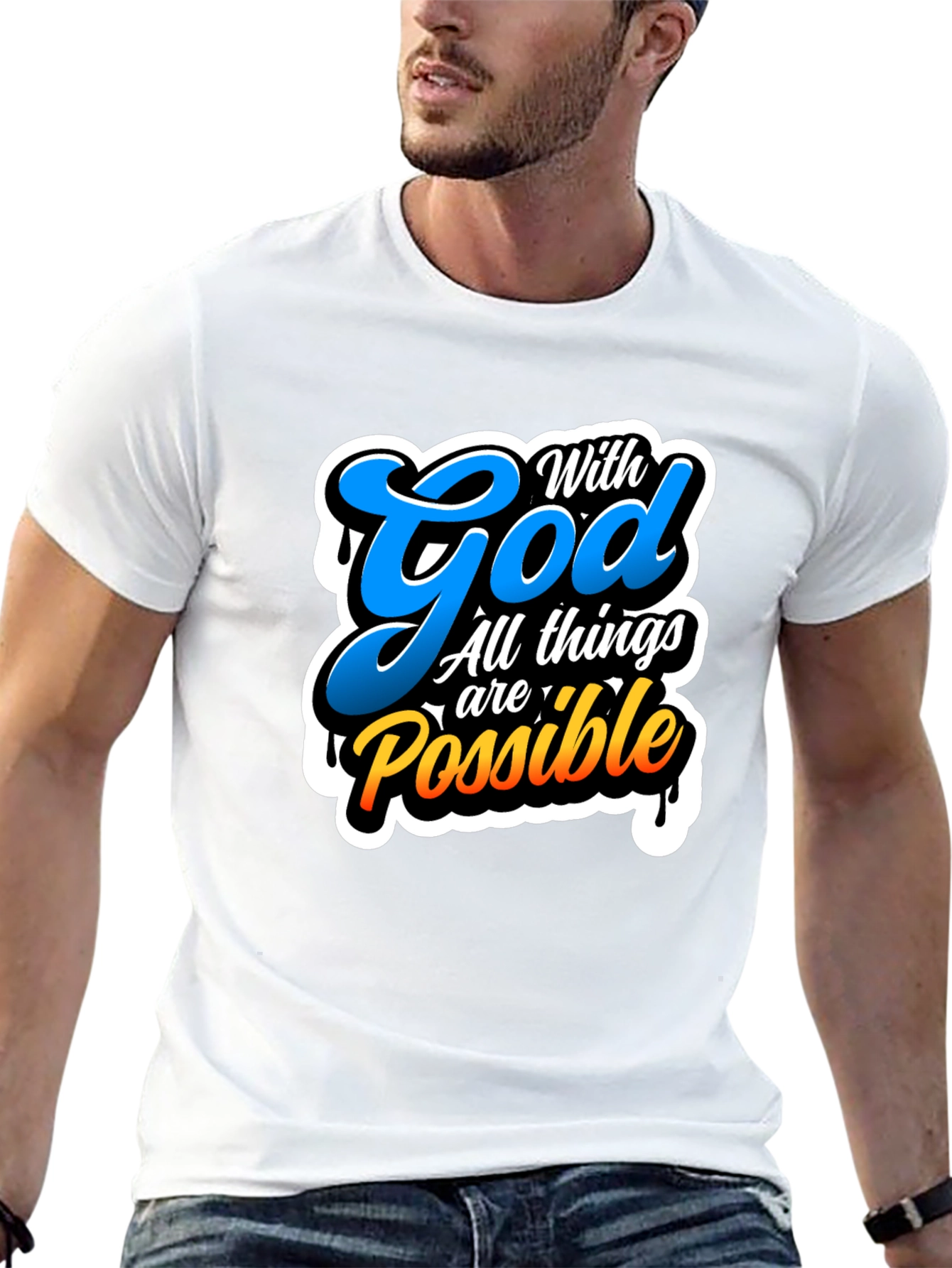 With God All Things Are Possible Graphic Tee