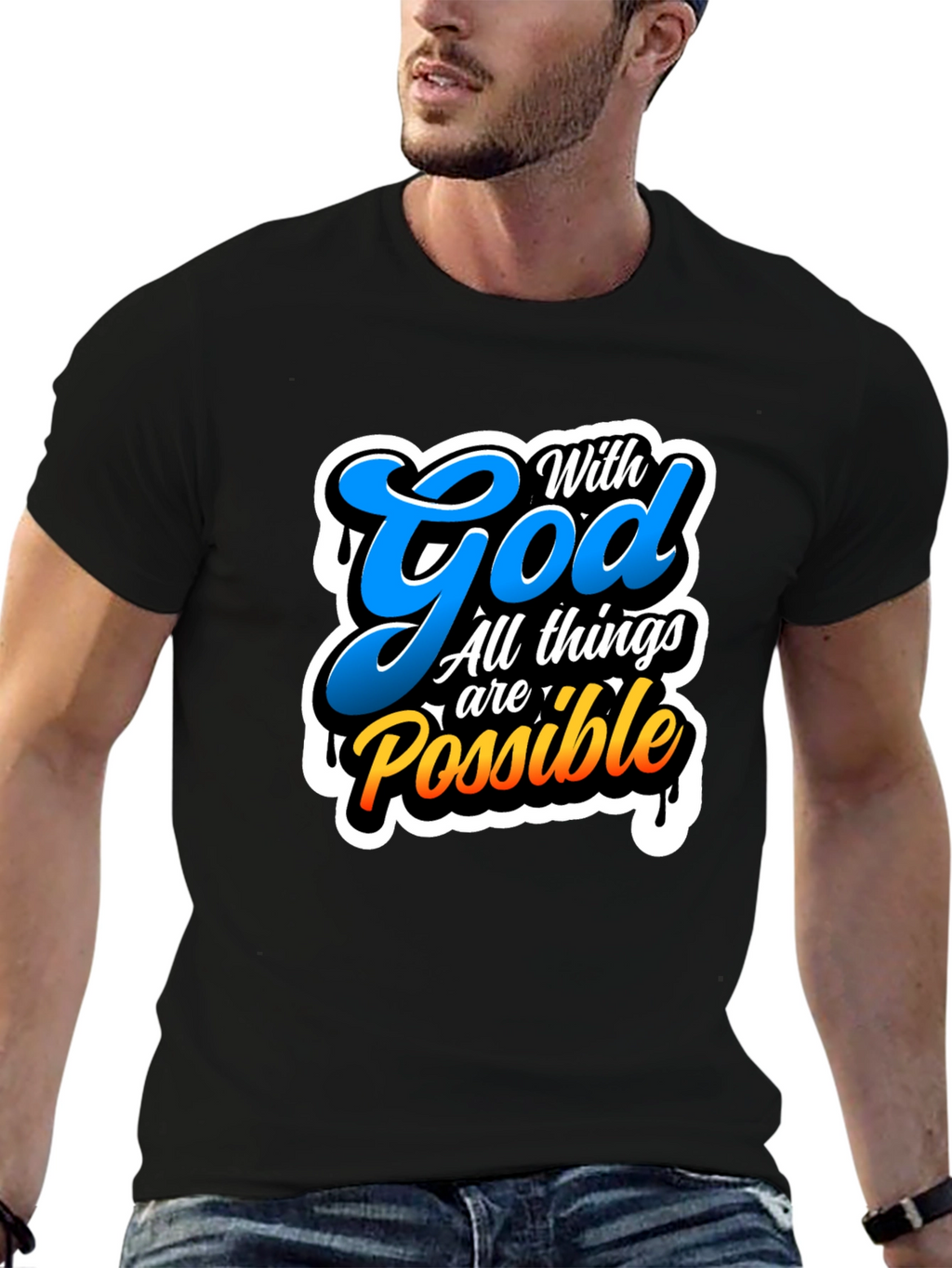 With God All Things Are Possible Graphic Tee