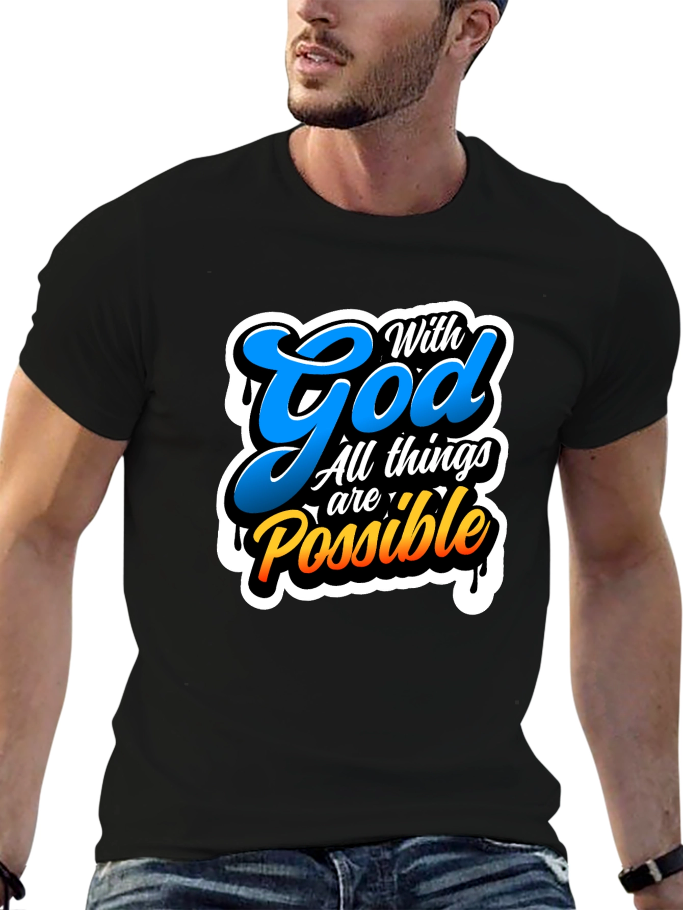 With God All Things Are Possible Graphic Tee