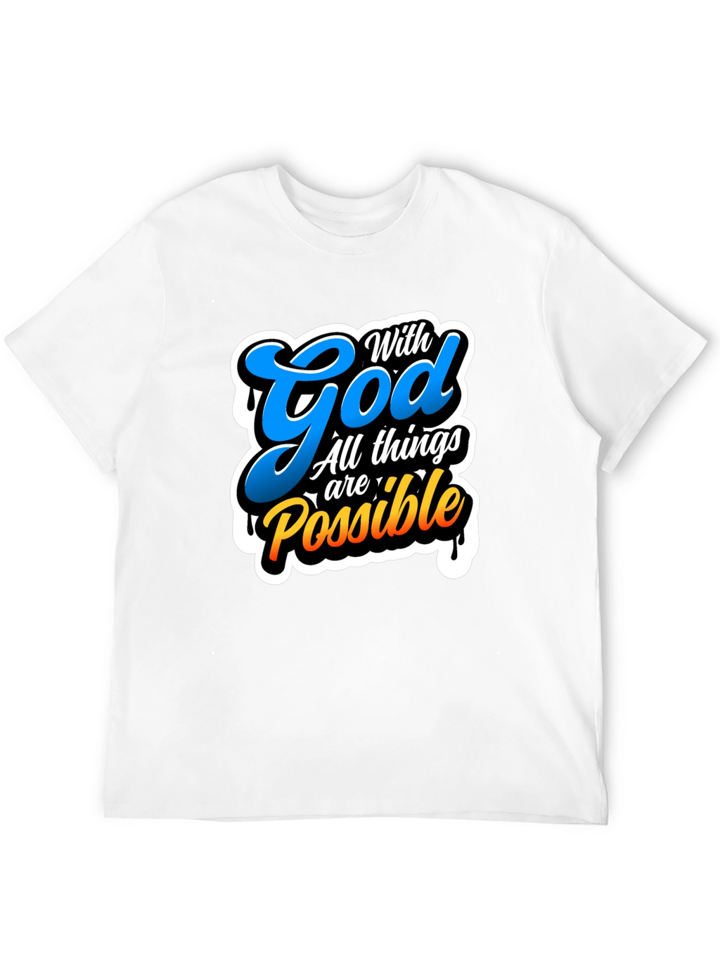 With God All Things Are Possible Graphic Tee