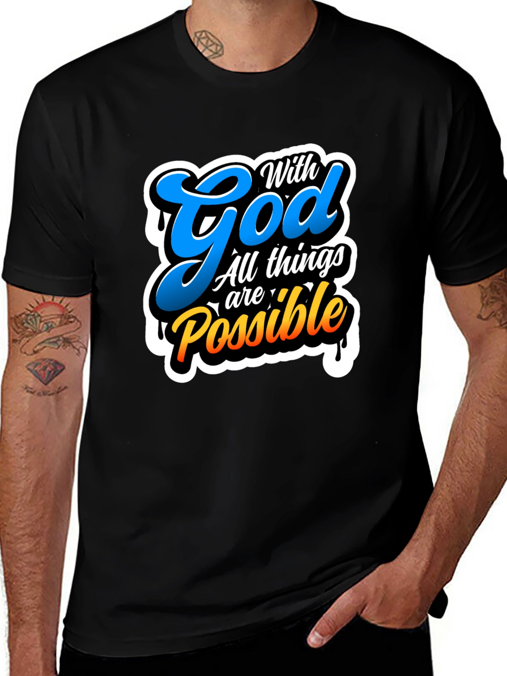 With God All Things Are Possible Graphic Tee