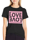 Love Graphic Tee - Upside Down Design