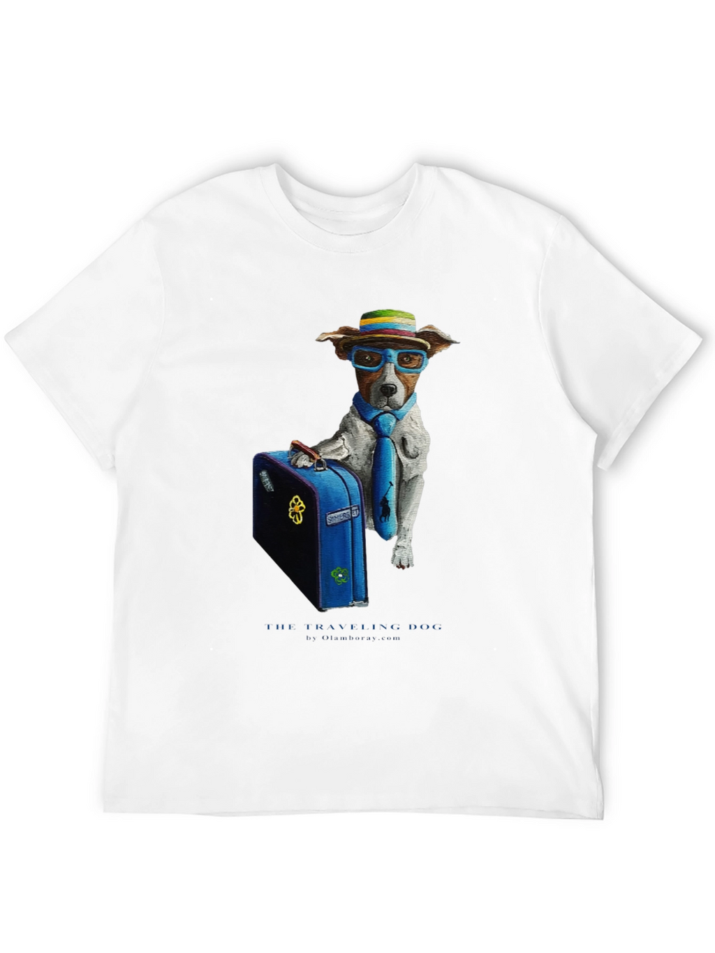 Traveling Dog Graphic T-Shirt