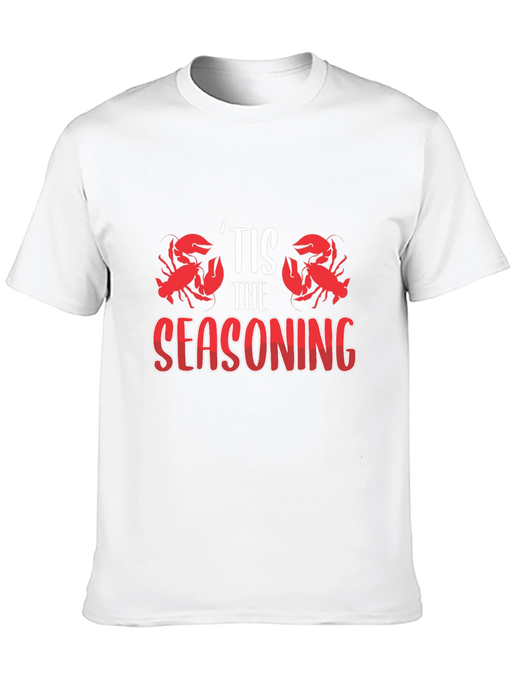 Tis The Seasoning Crawfish Graphic T-Shirt