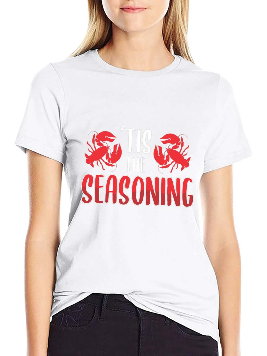 Tis The Seasoning Crawfish Graphic T-Shirt