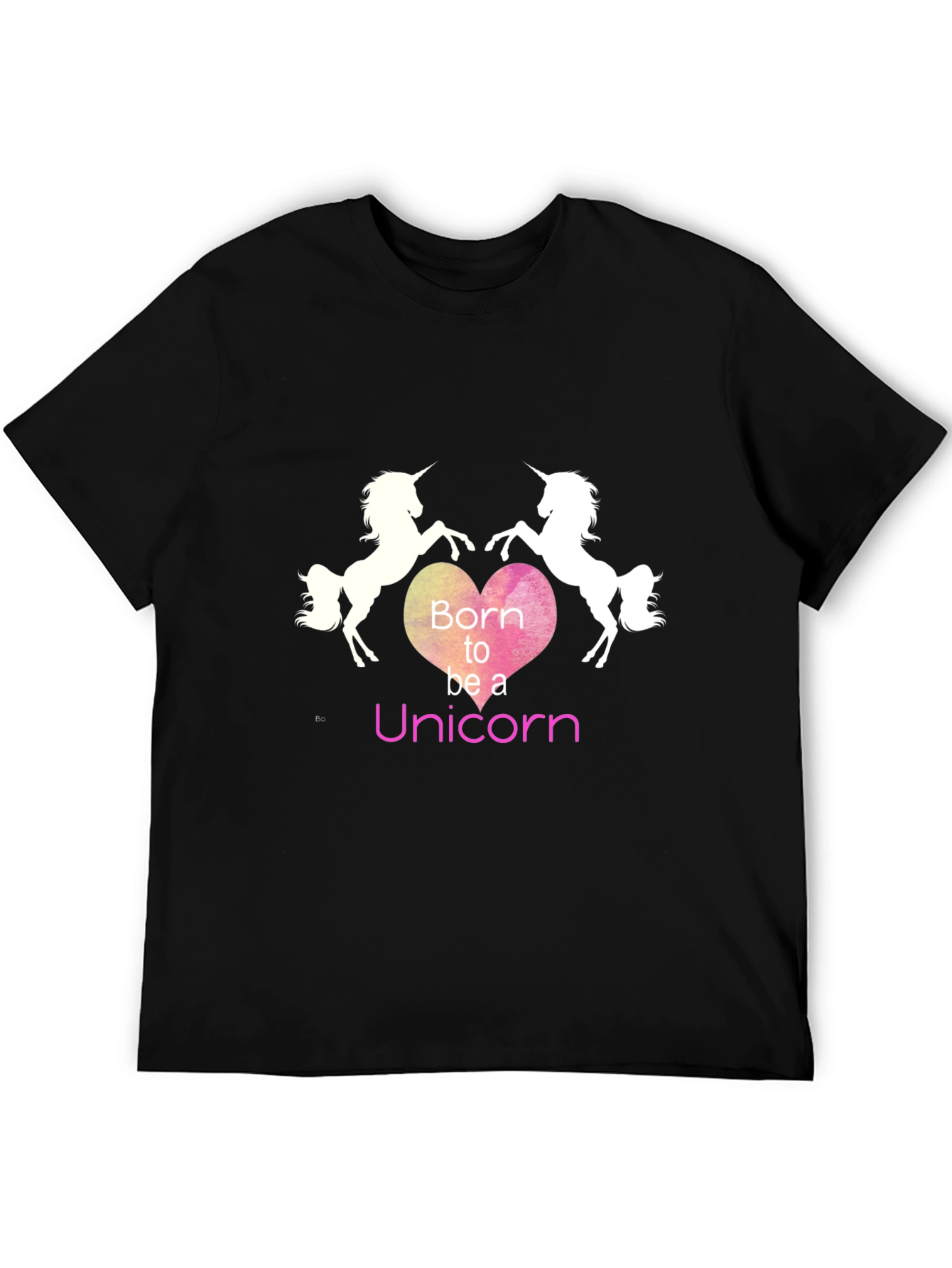 Unicorn Heart Graphic Tee - Trendy & Unique