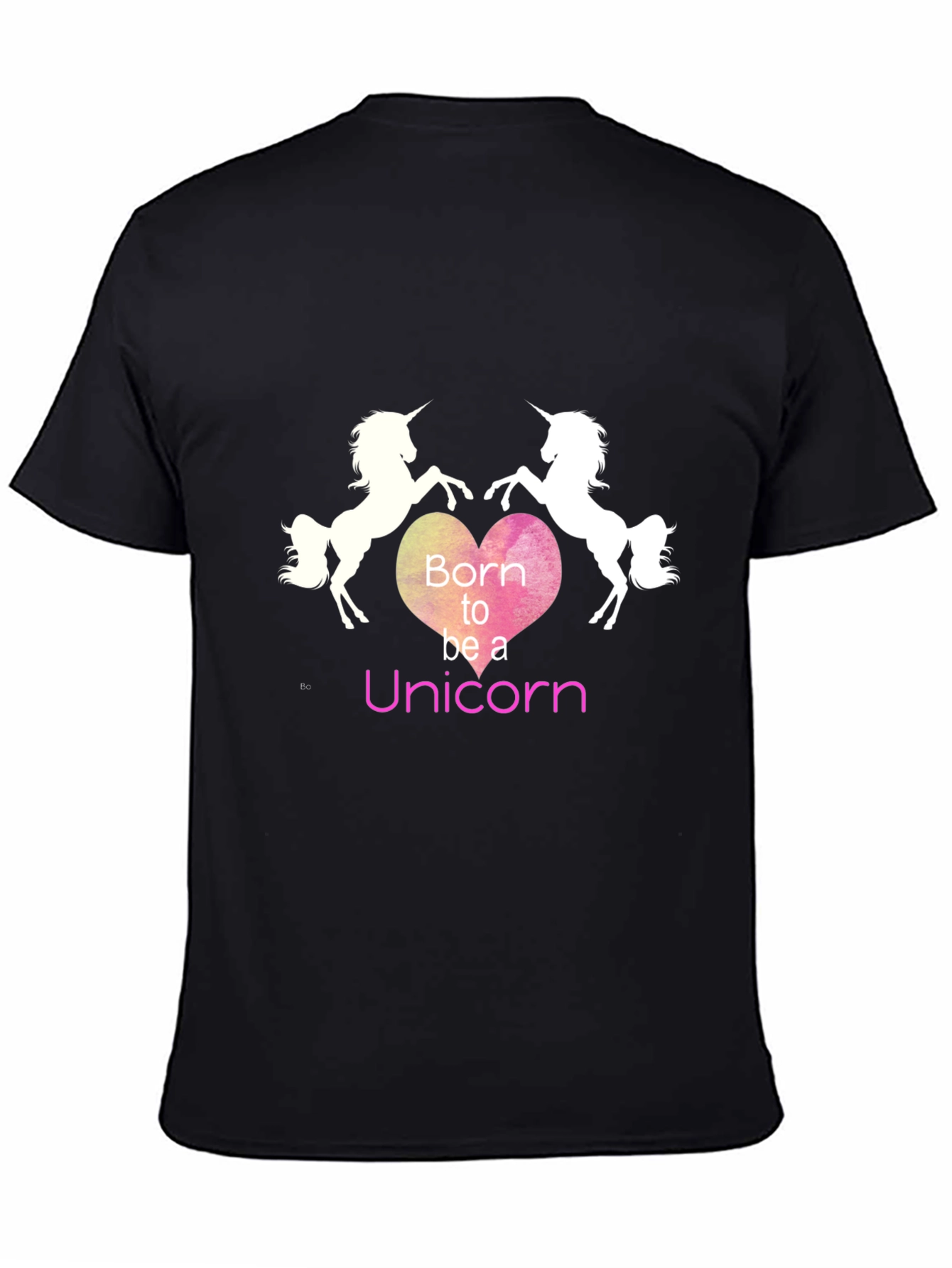 Unicorn Heart Graphic Tee - Trendy & Unique