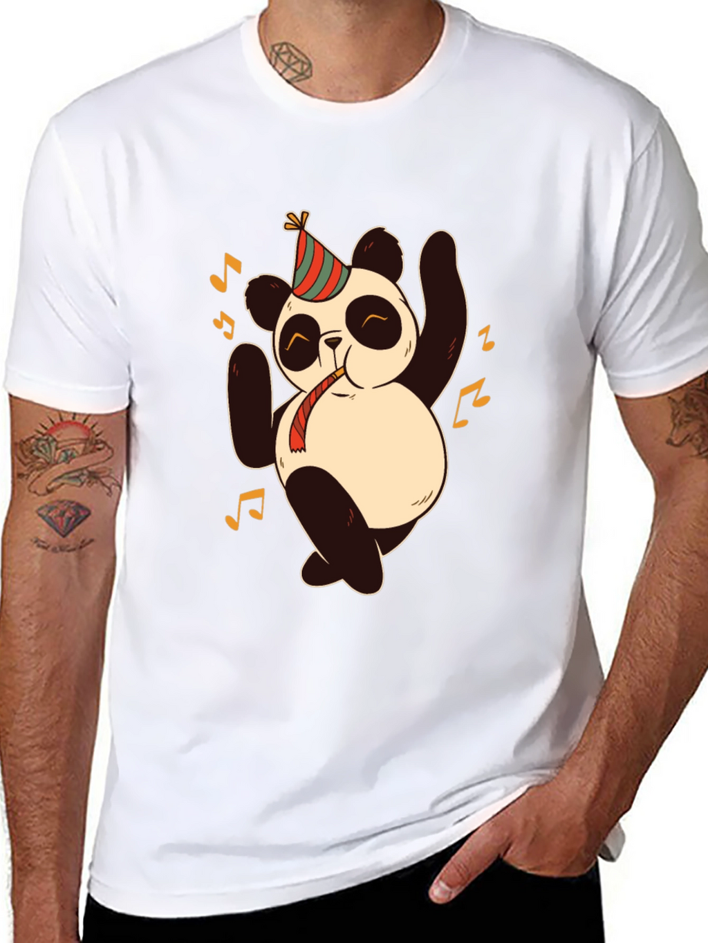 Party Panda T-Shirt - Fun & Festive
