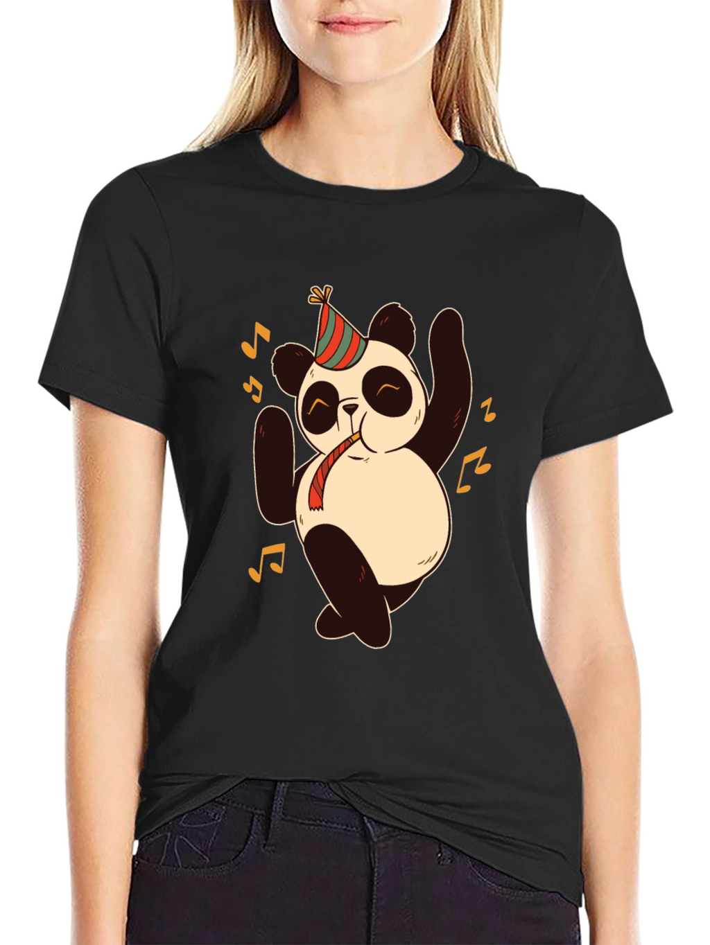 Party Panda T-Shirt - Fun & Festive