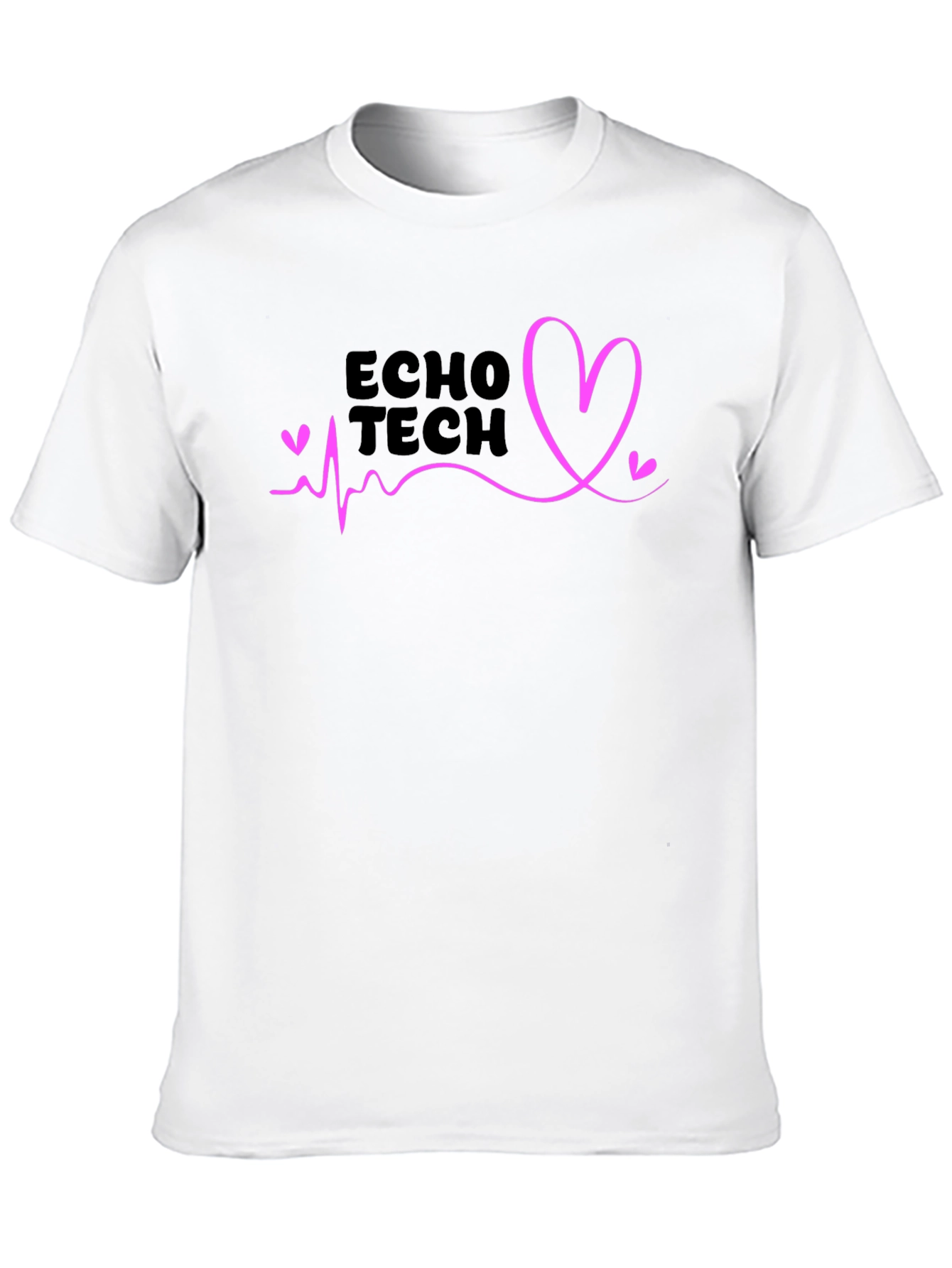 Echo Tech Heartbeat T-Shirt - Stylish Medical Apparel