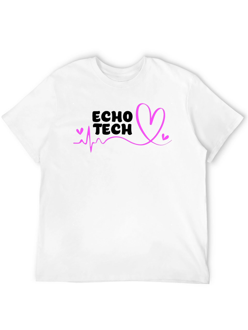 Echo Tech Heartbeat T-Shirt - Stylish Medical Apparel