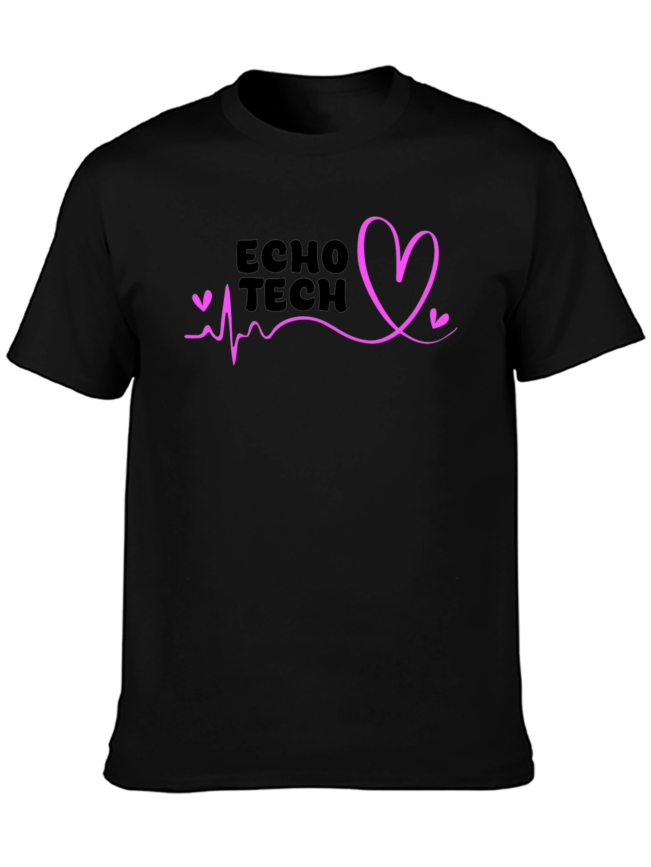 Echo Tech Heartbeat T-Shirt - Stylish Medical Apparel