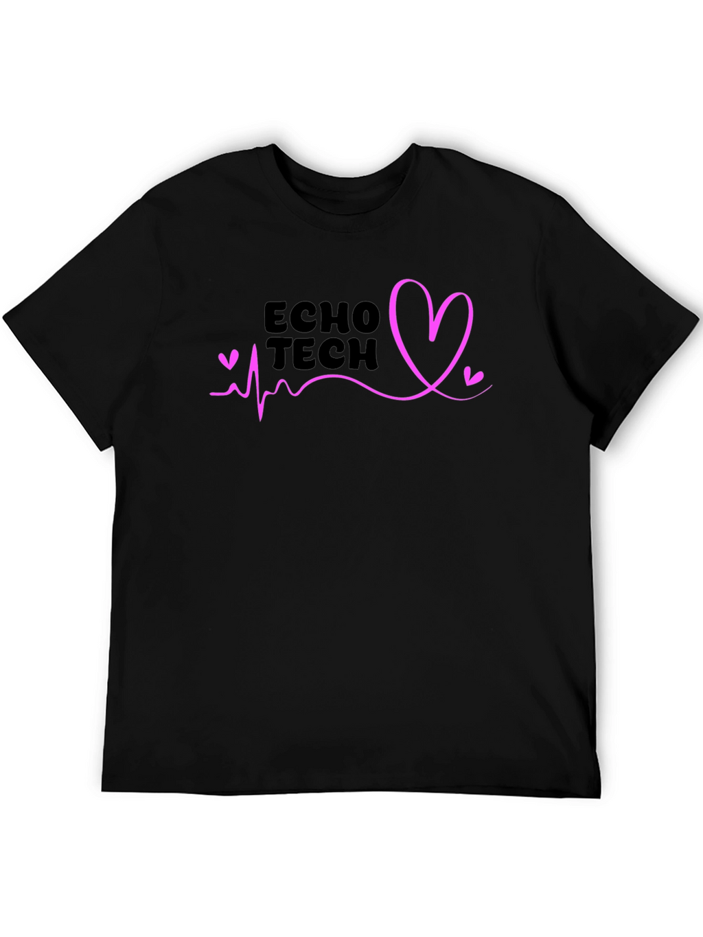 Echo Tech Heartbeat T-Shirt - Stylish Medical Apparel
