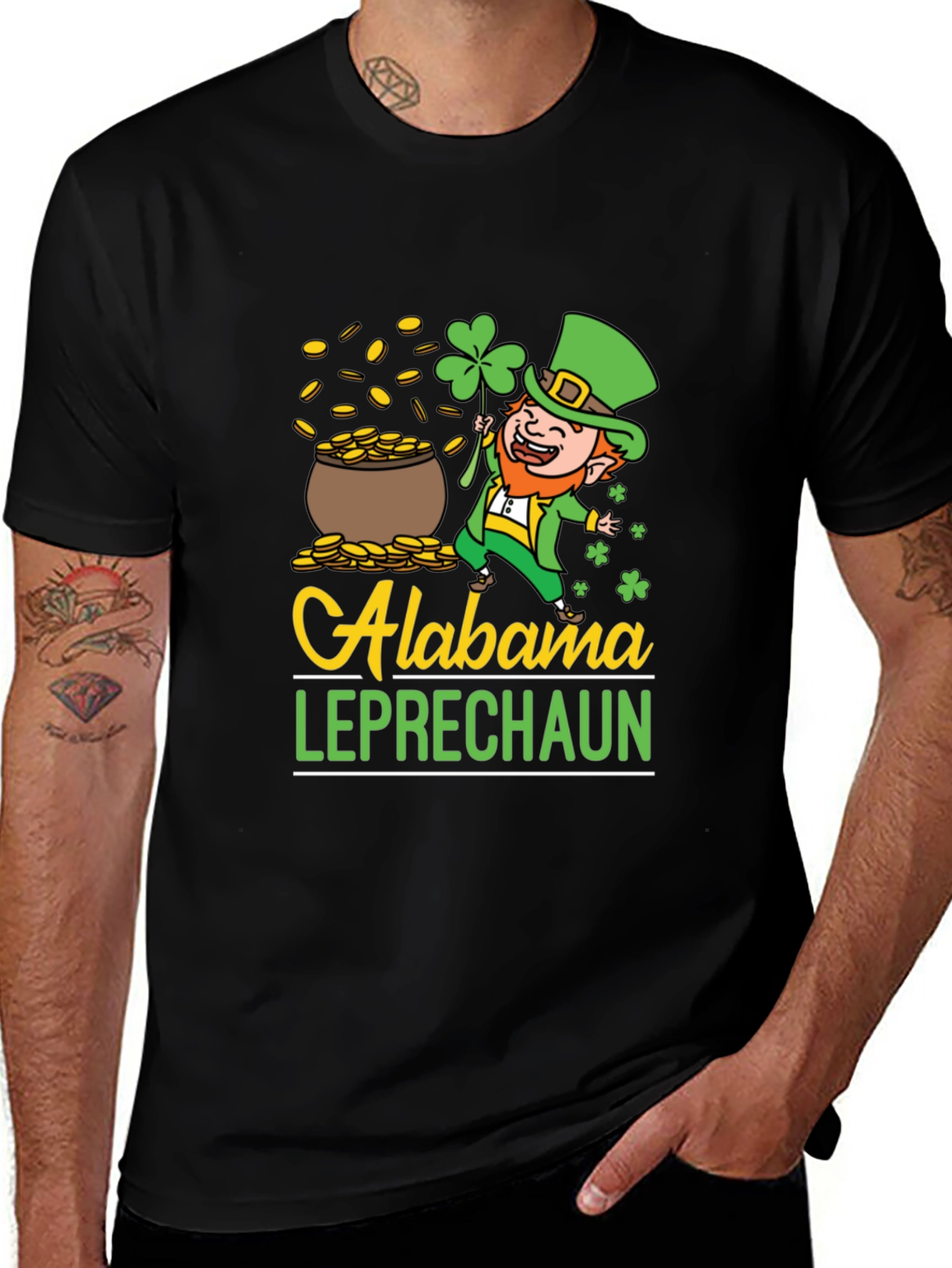 Alabama Leprechaun St. Patricks Day T-Shirt