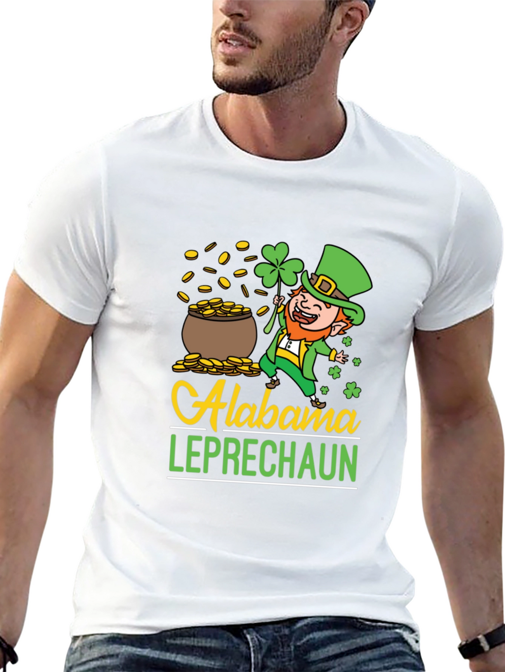Alabama Leprechaun St. Patricks Day T-Shirt
