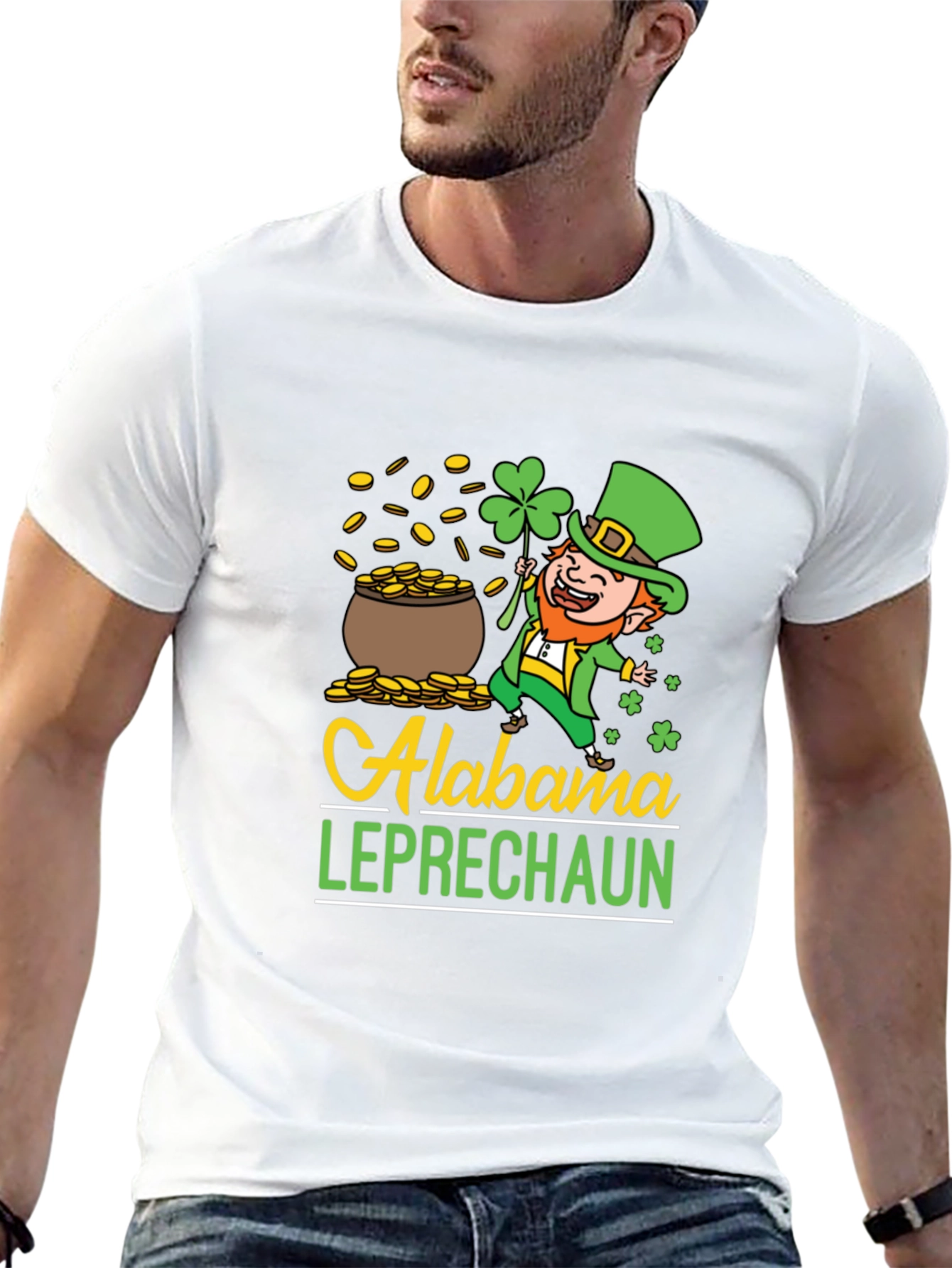 Alabama Leprechaun St. Patricks Day T-Shirt