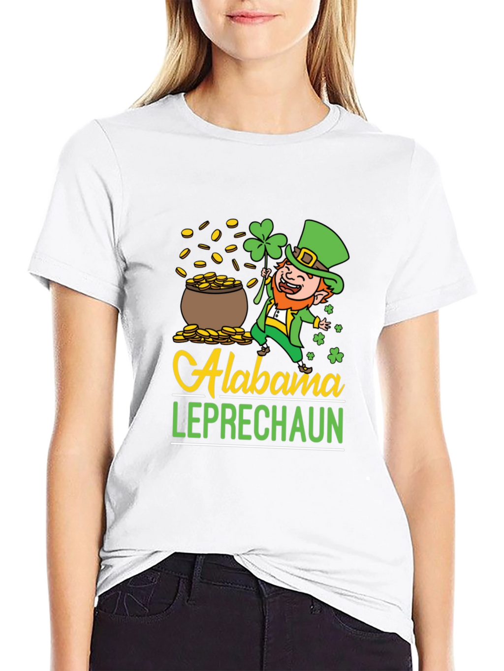 Alabama Leprechaun St. Patricks Day T-Shirt