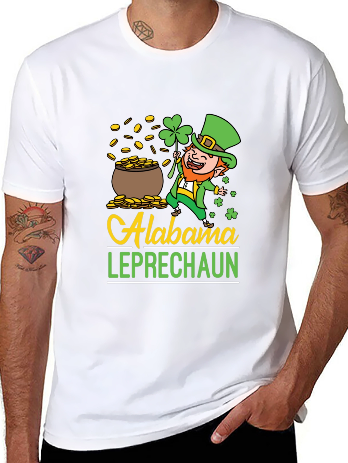 Alabama Leprechaun St. Patricks Day T-Shirt