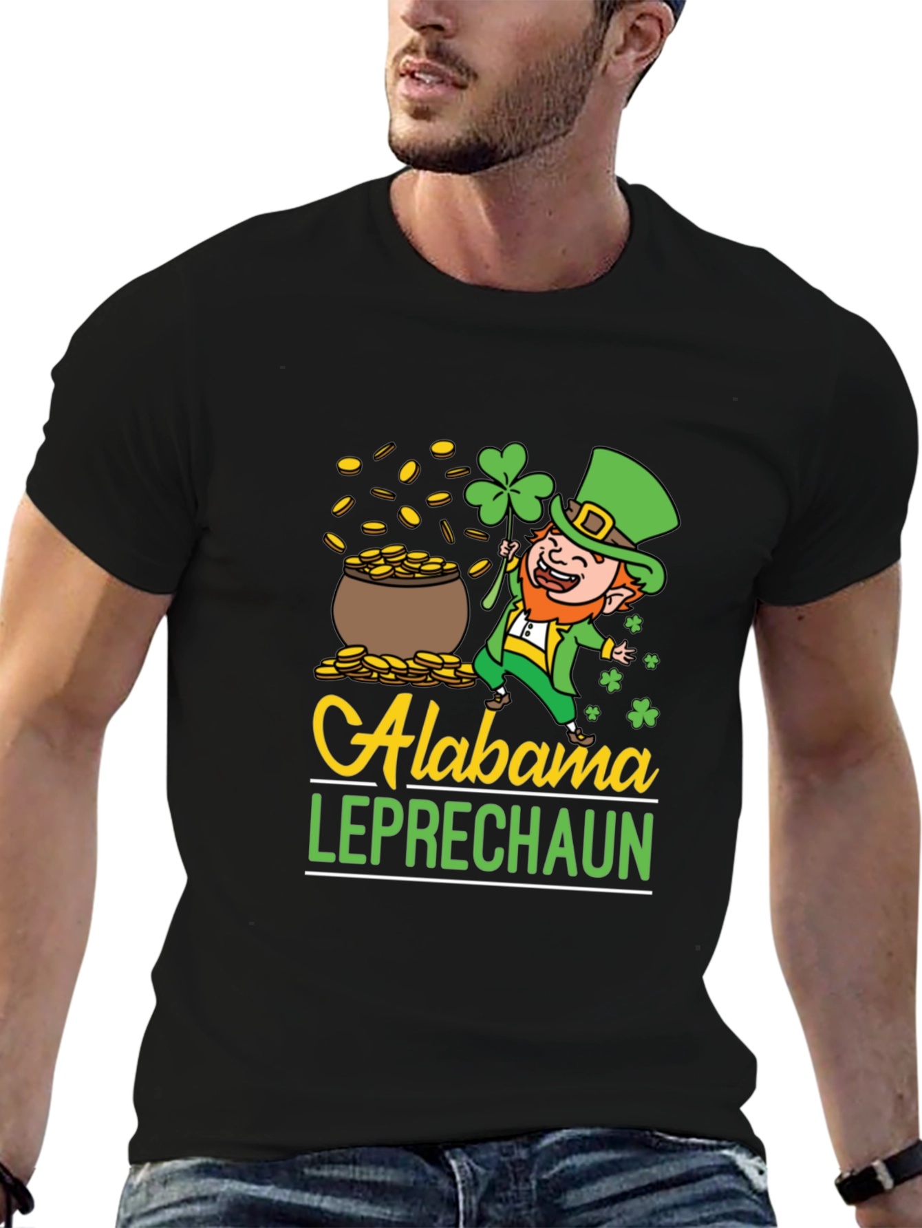 Alabama Leprechaun St. Patricks Day T-Shirt